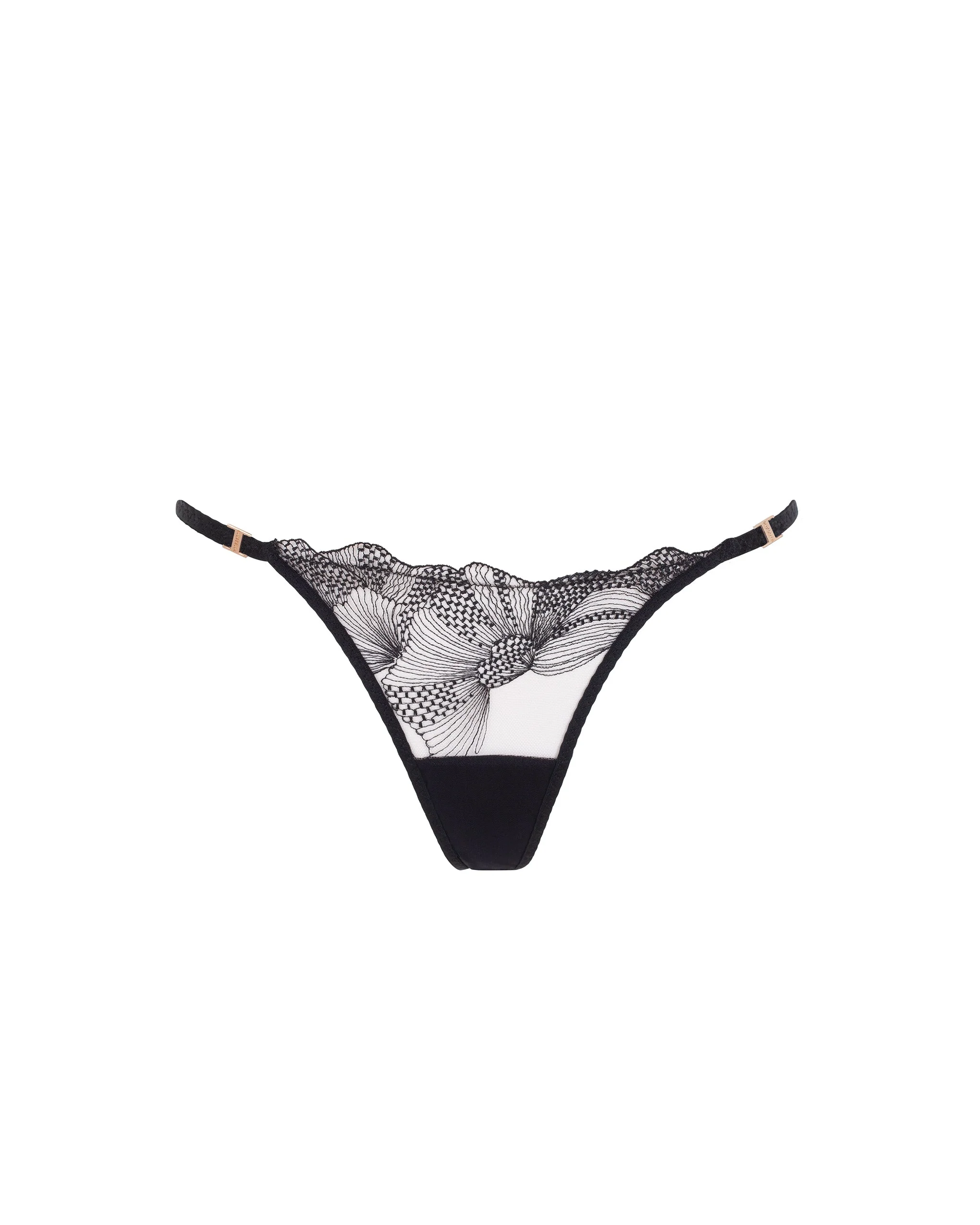Adeline Thong Sheer/Black - Image 5