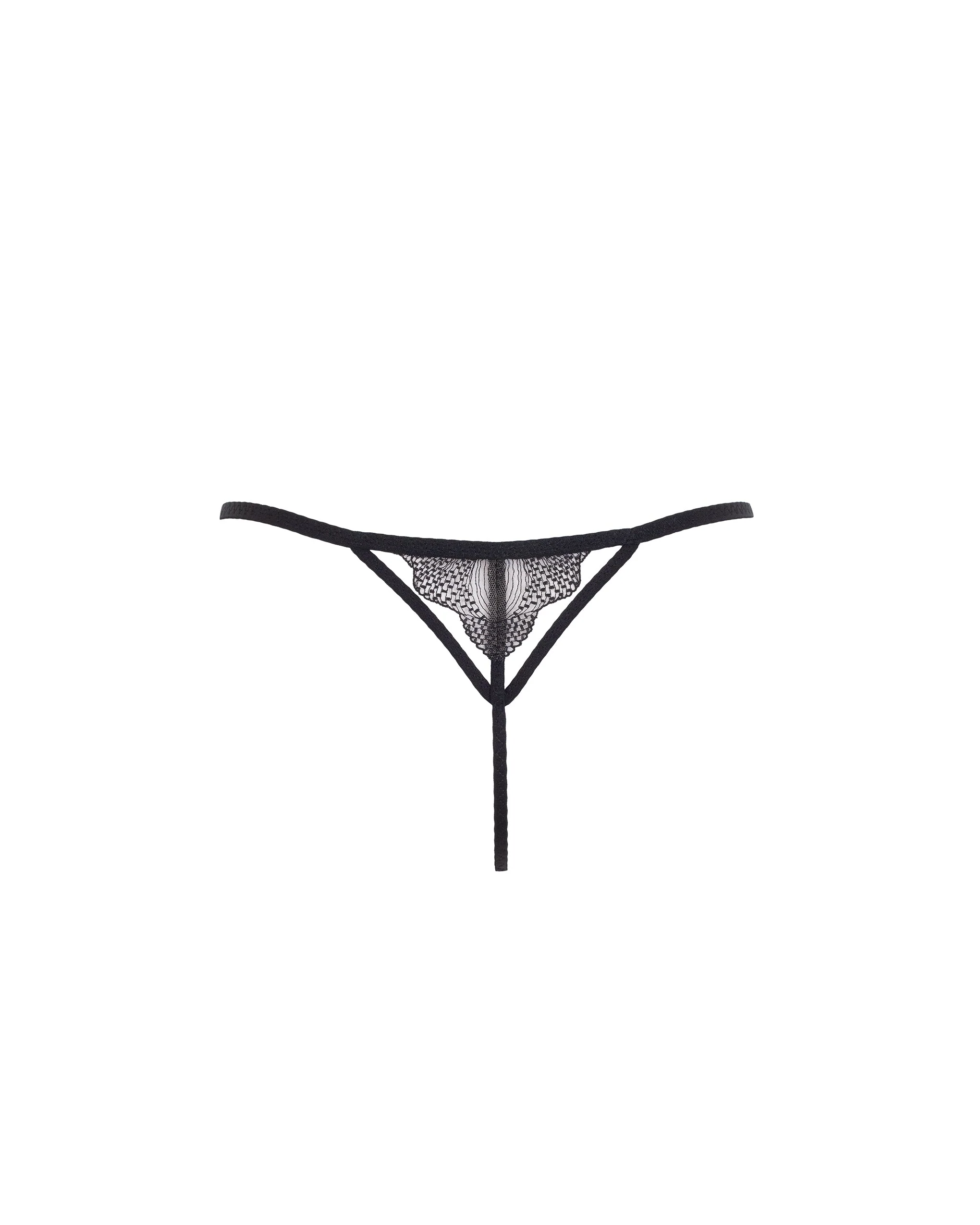 Adeline Thong Sheer/Black - Image 6
