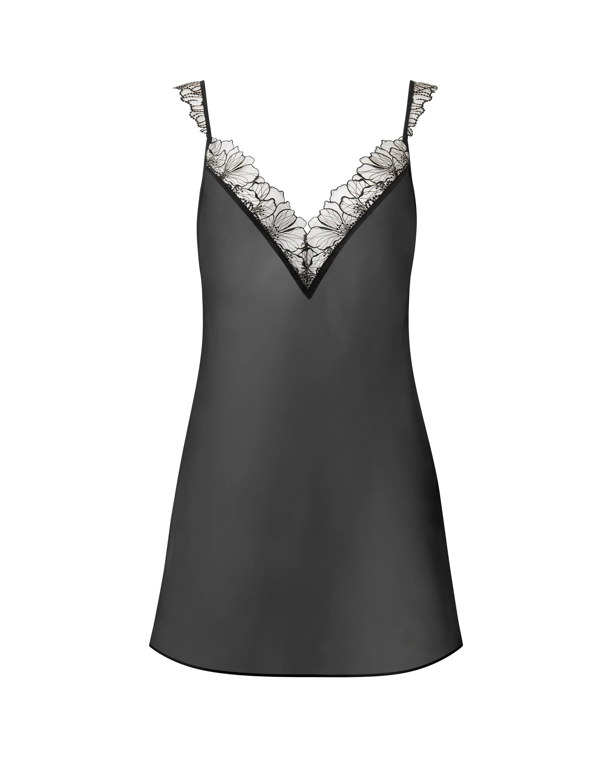 Amarosa Sheer Chemise Black - Image 5