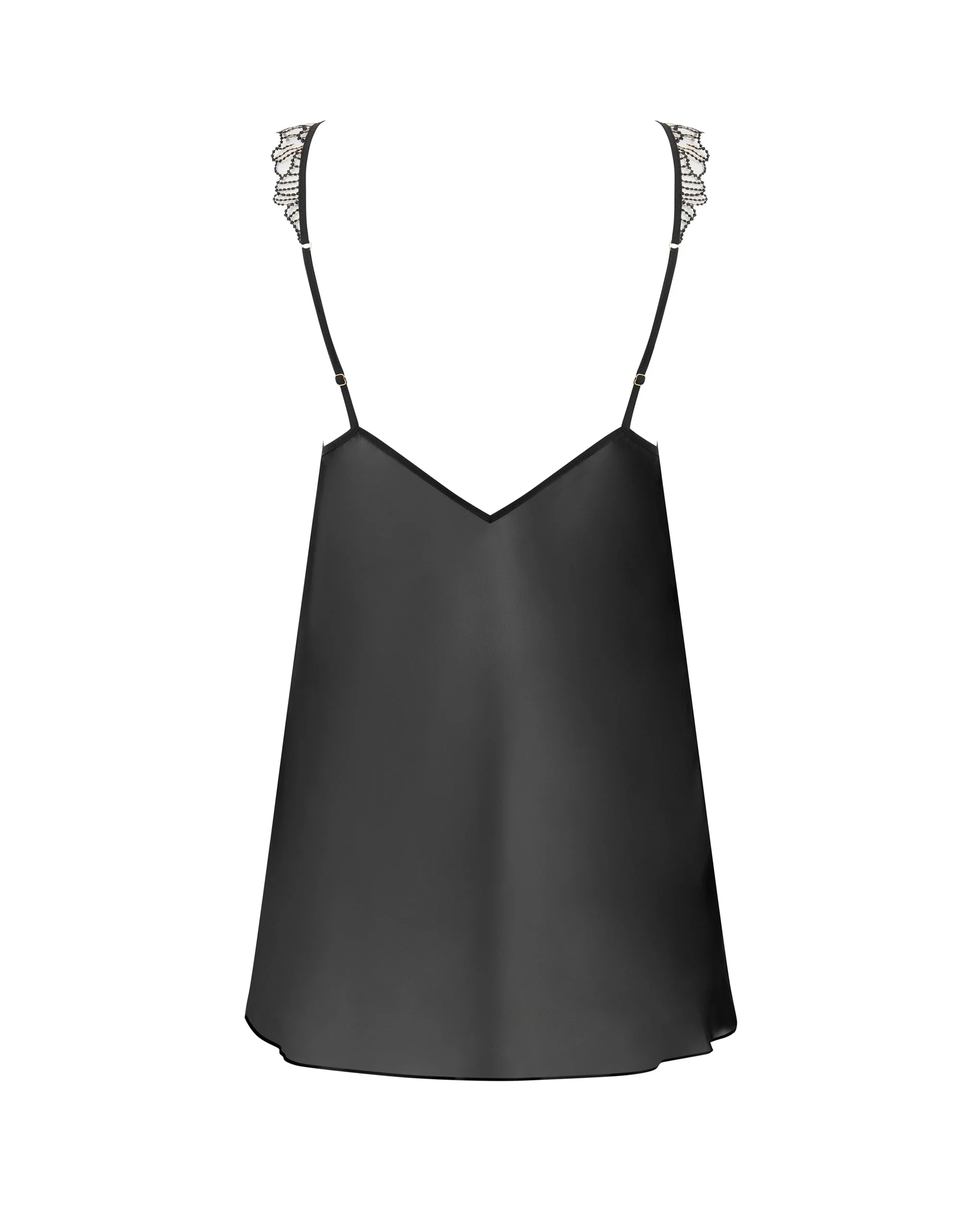 Amarosa Sheer Chemise Black - Image 6