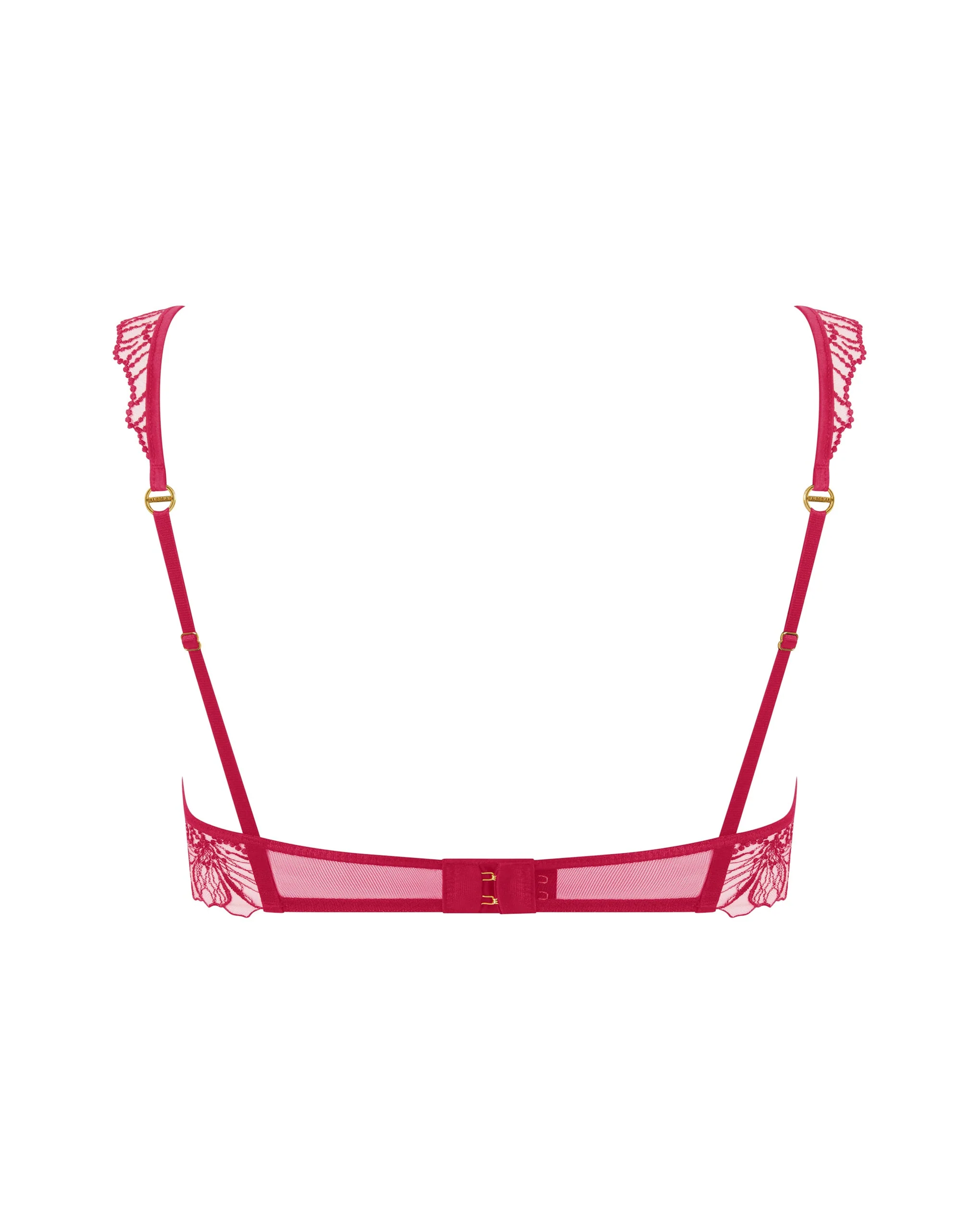 Amarosa Floral Embroidered Bra Pink - Image 6