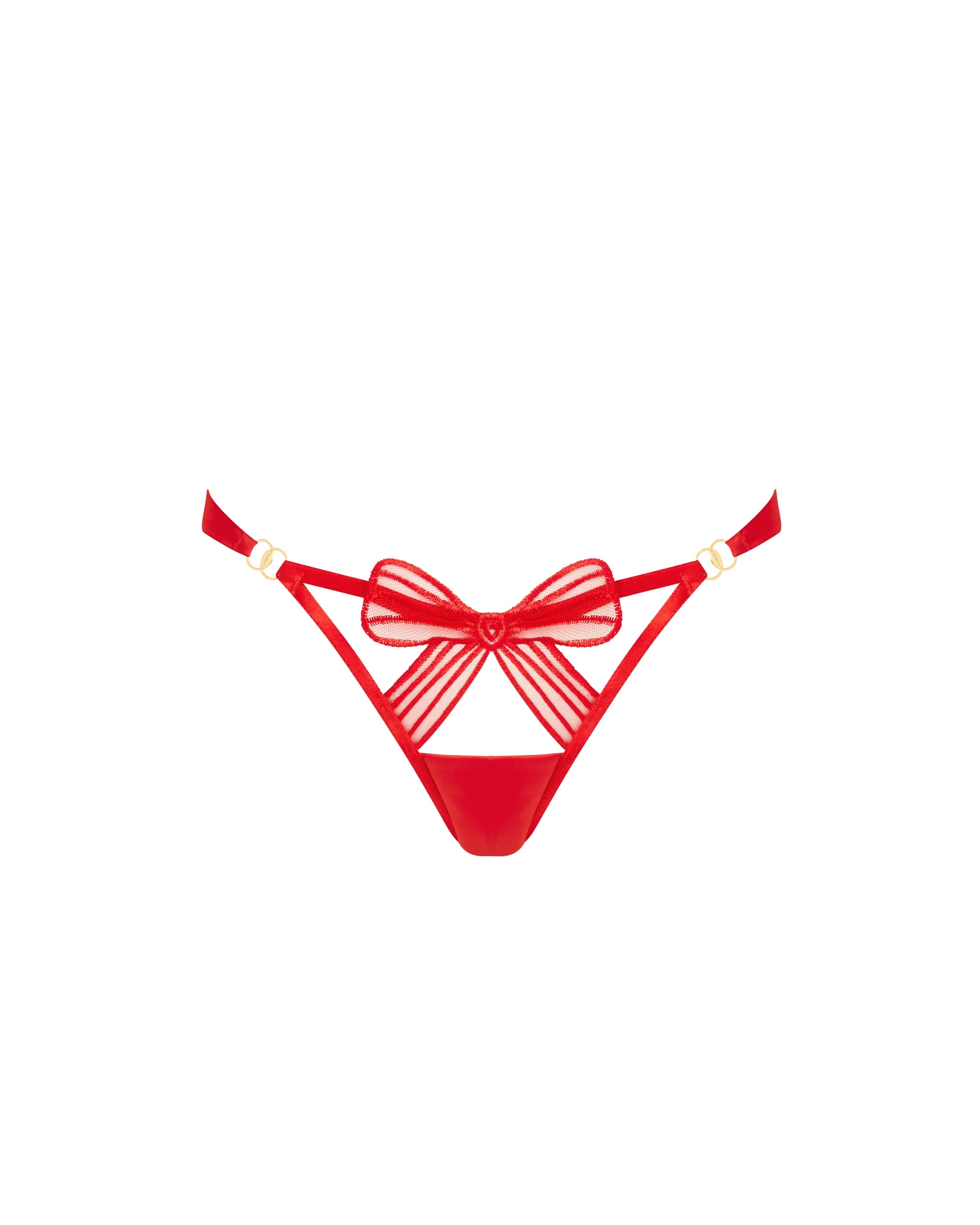 Annabel Open-Back Brief Red - Image 5