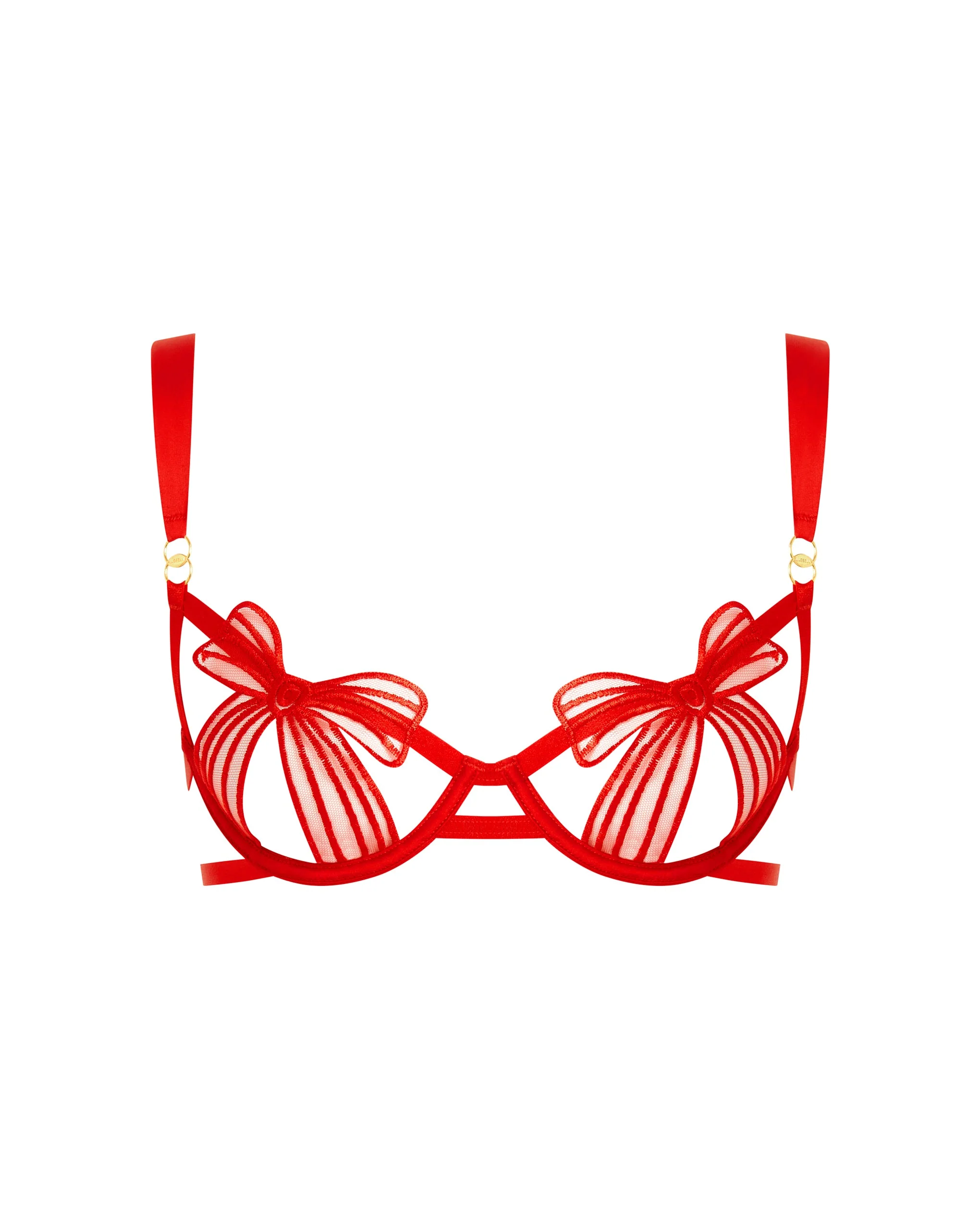 Annabel Wired Bra Red - Image 5