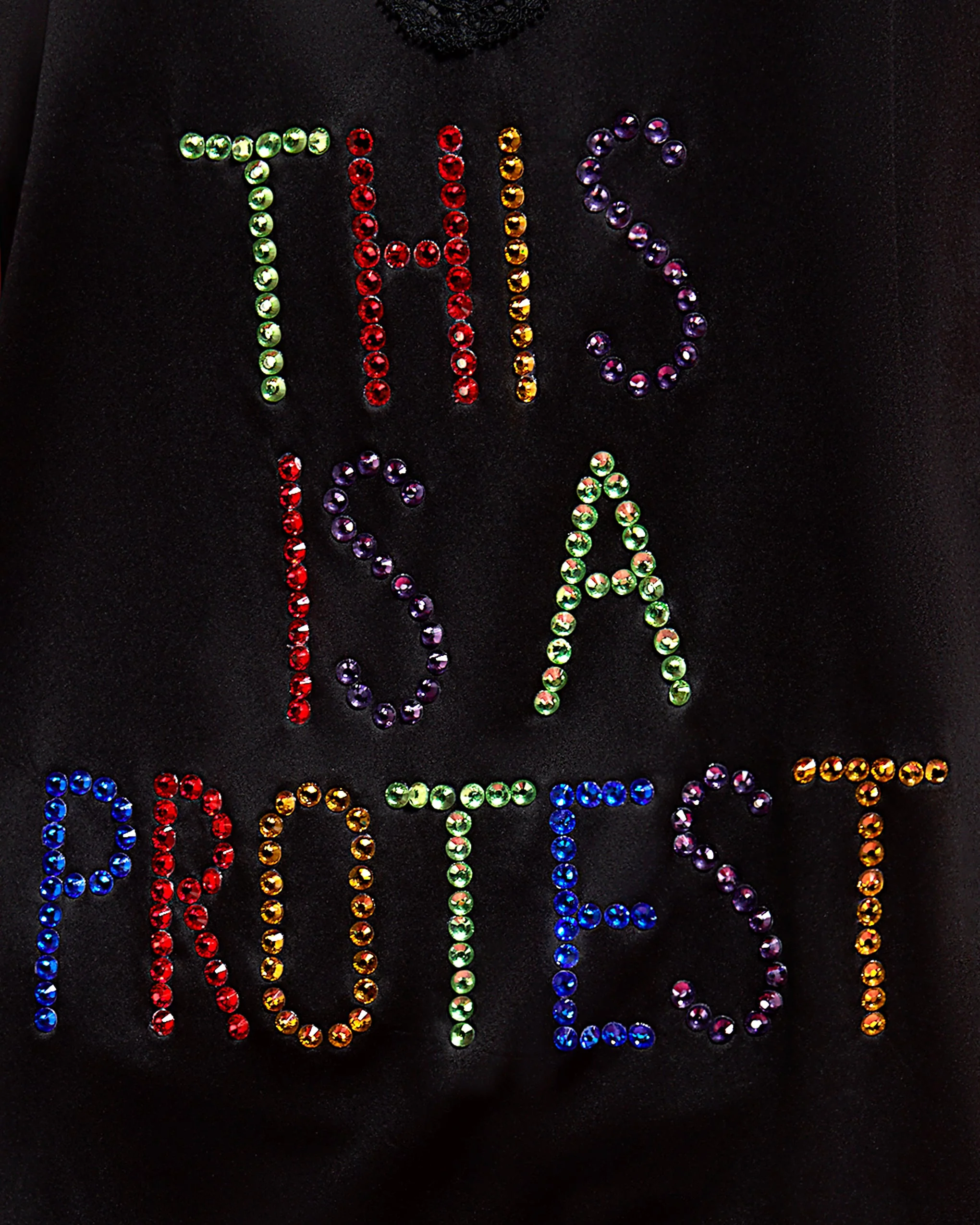 BB x Ashish This Is A Protest Chemise - Image 4