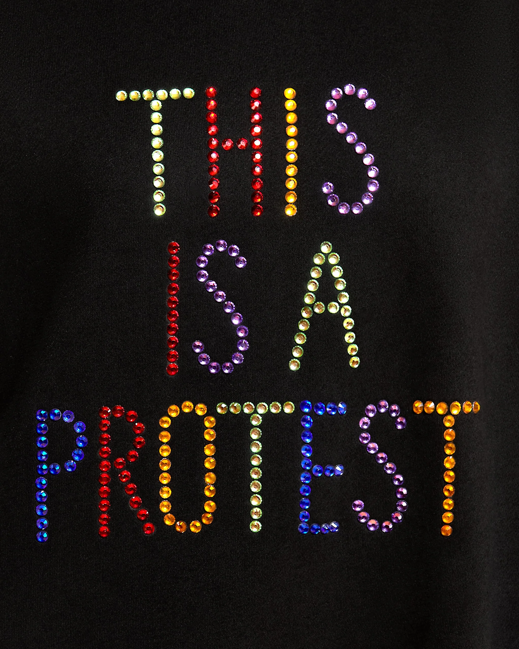 BB x Ashish This Is A Protest Hoodie - Image 4