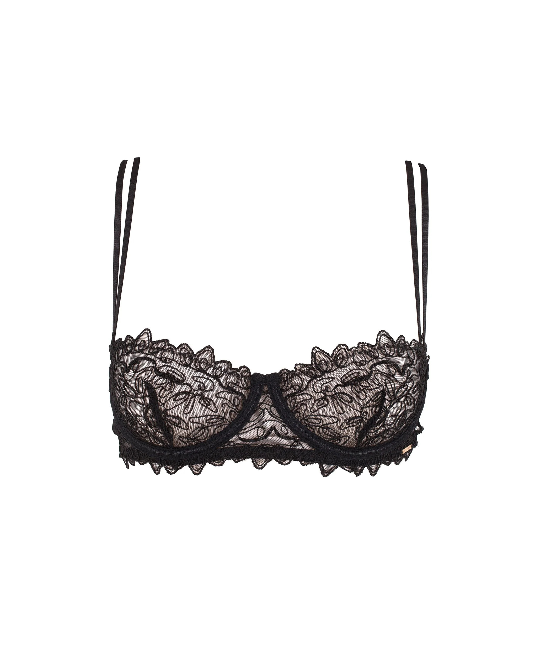 Audrey Balcony Bra Black - Image 5