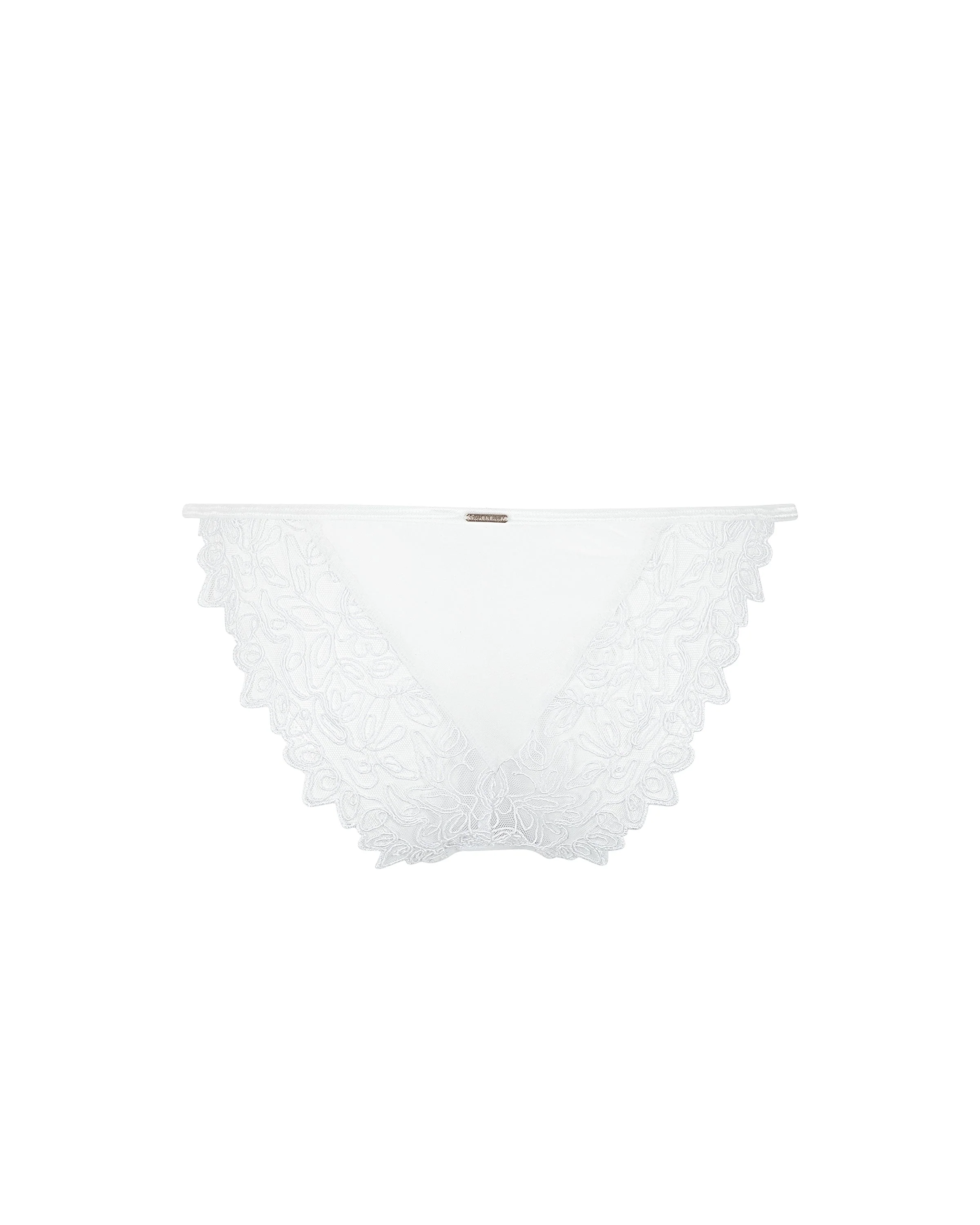 Audrey Embroidered Brief White - Image 6
