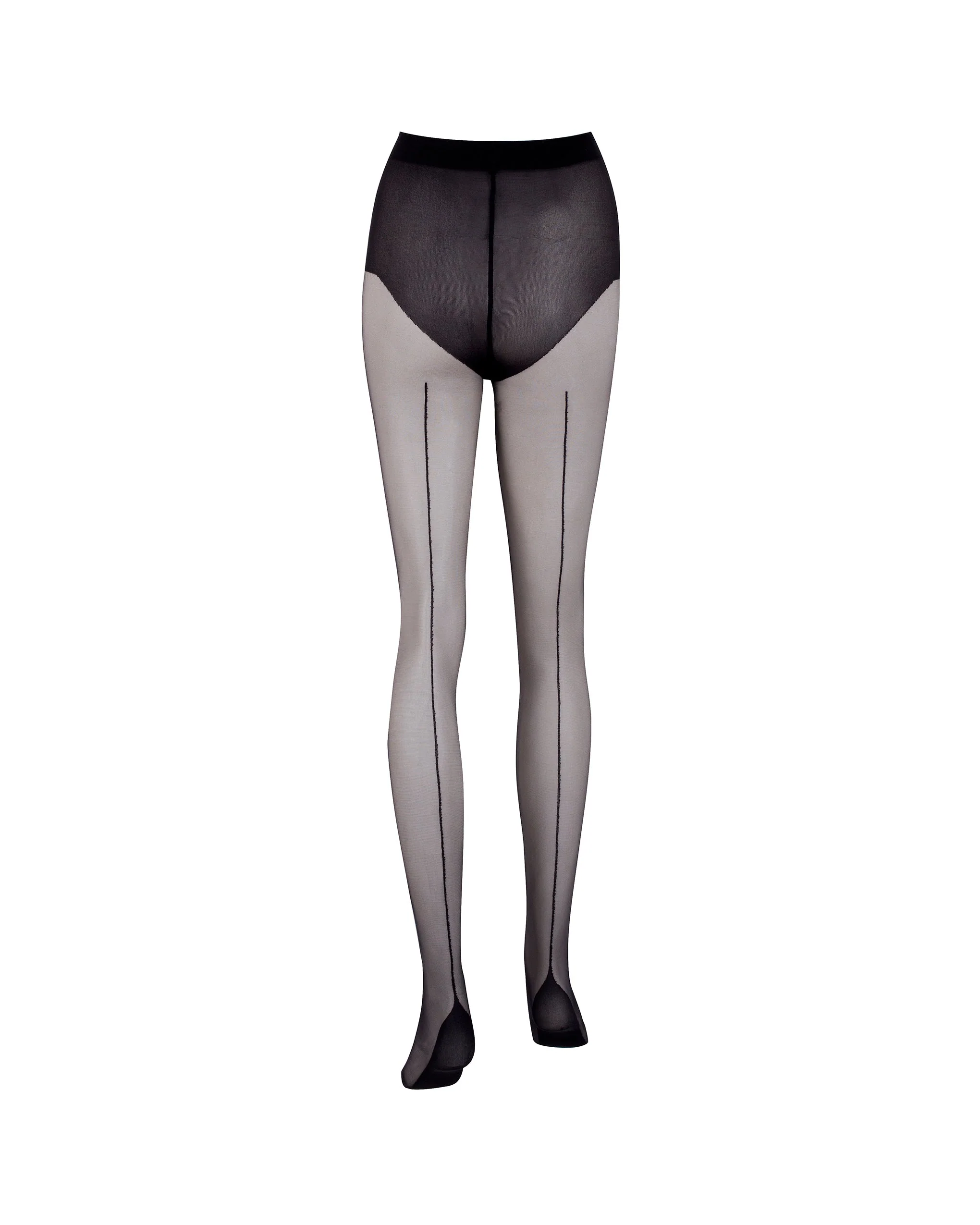 Back Seam Tights Black - Image 6