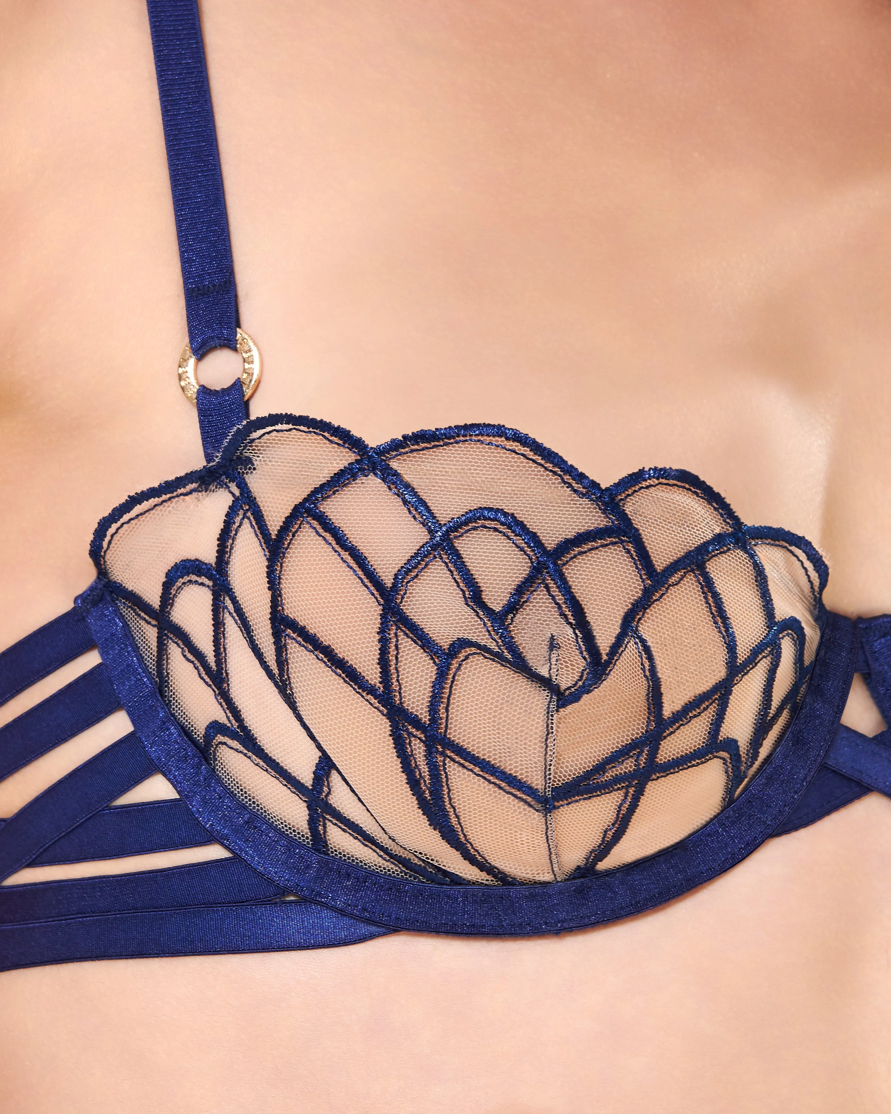 Beatrix Bra Twilight Blue/Sheer - Image 4