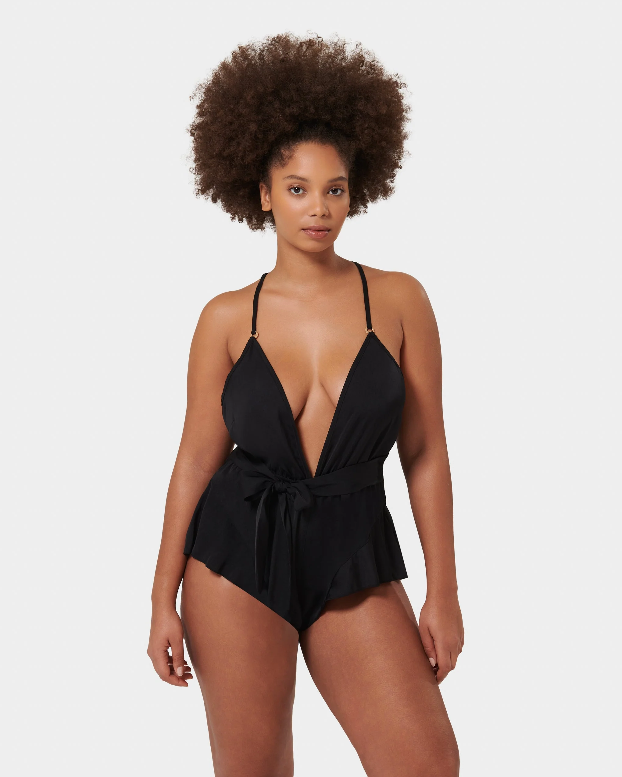 Blake Luxury Satin Teddy Black - Image 7