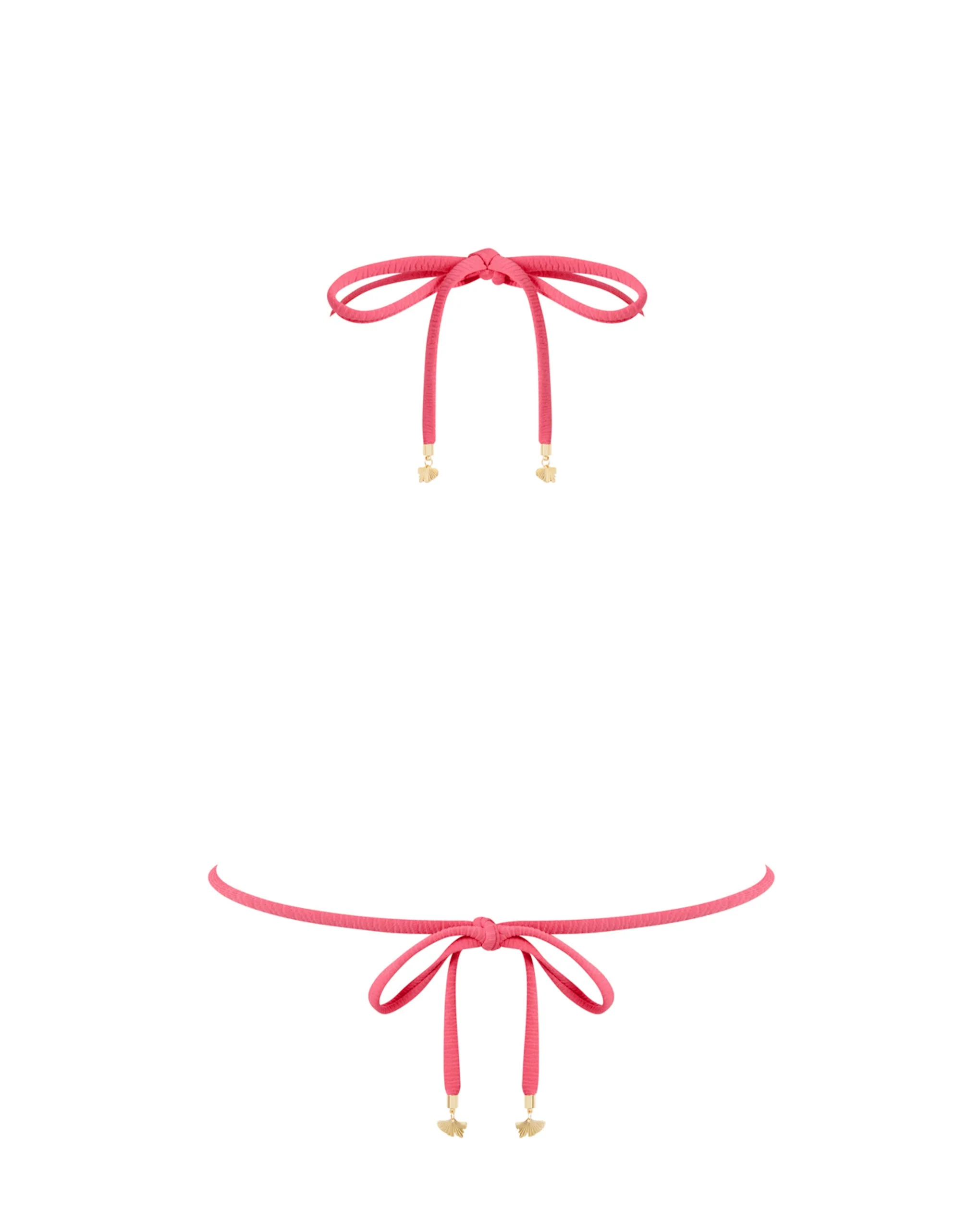 Cadiz Triangle Bikini Top Pink Lemonade - Image 6