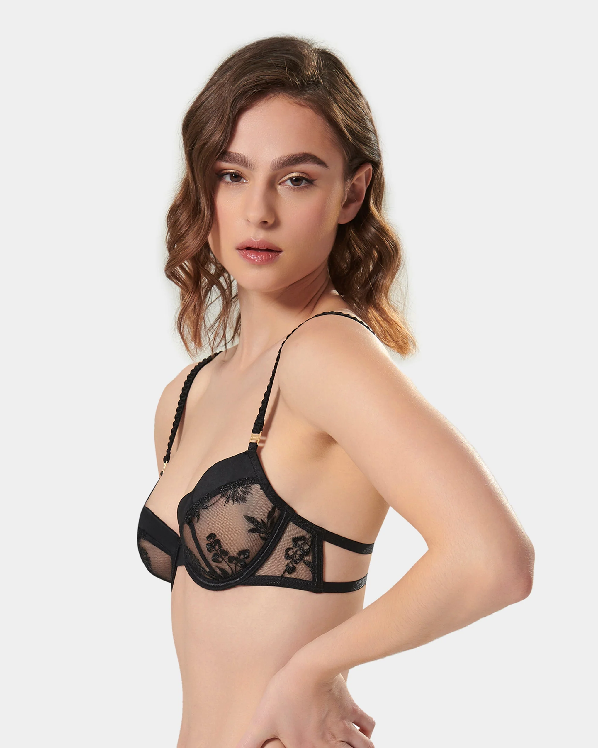 Cassandra Wired Bra Black - Image 7
