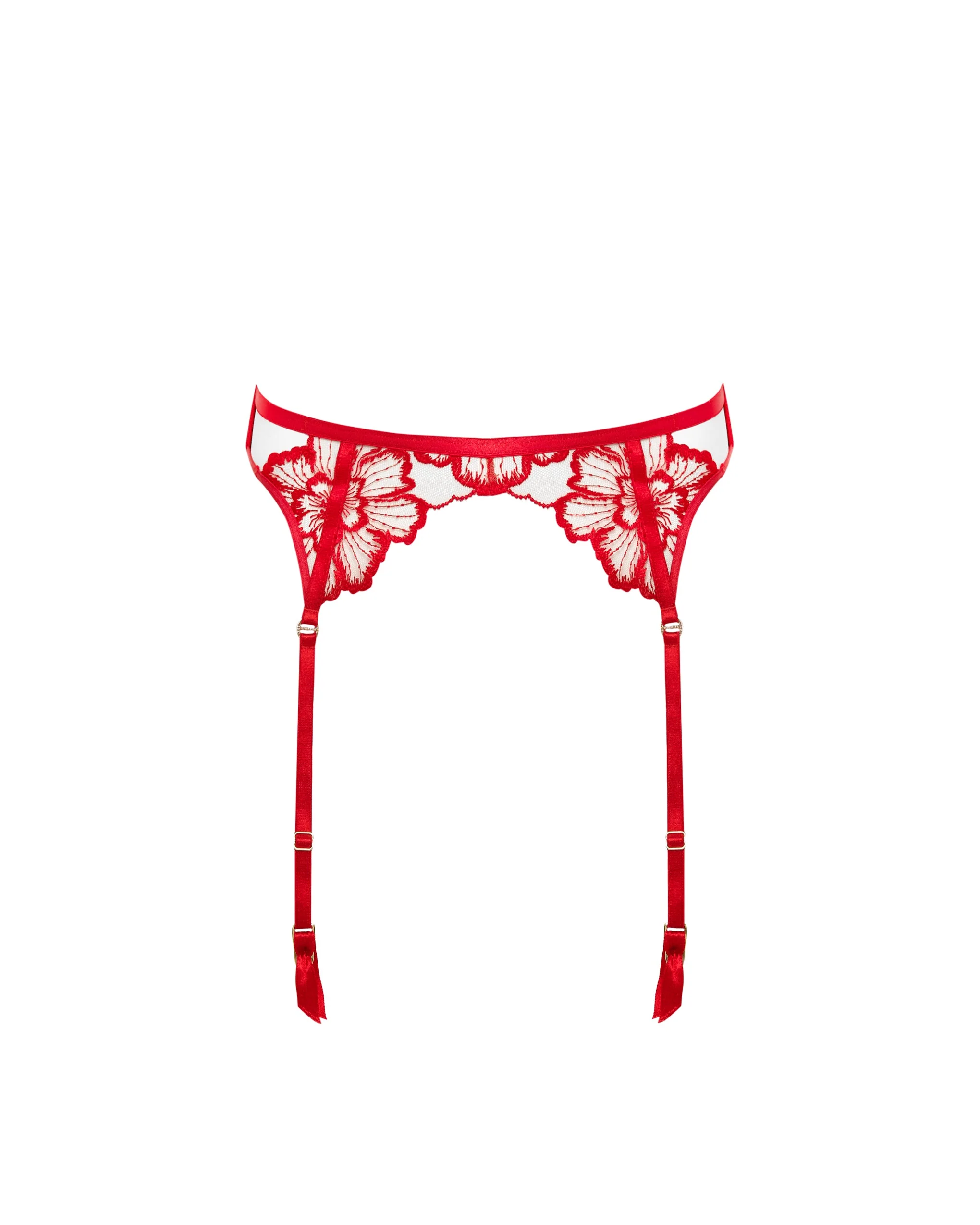 Catalina Suspender Red/Sheer - Image 5