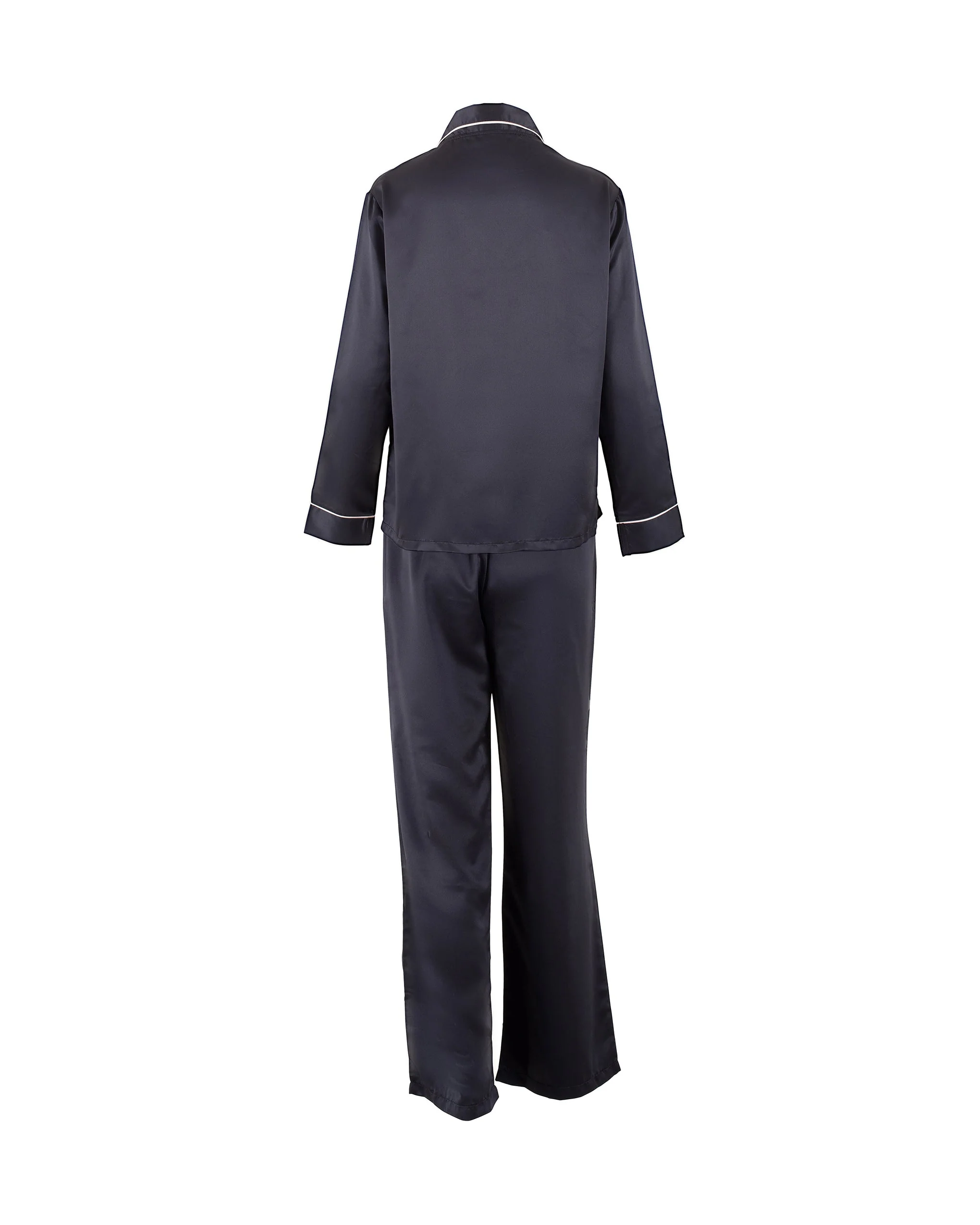Claudia Shirt and Trouser Set Black/Pale Pink - Image 6
