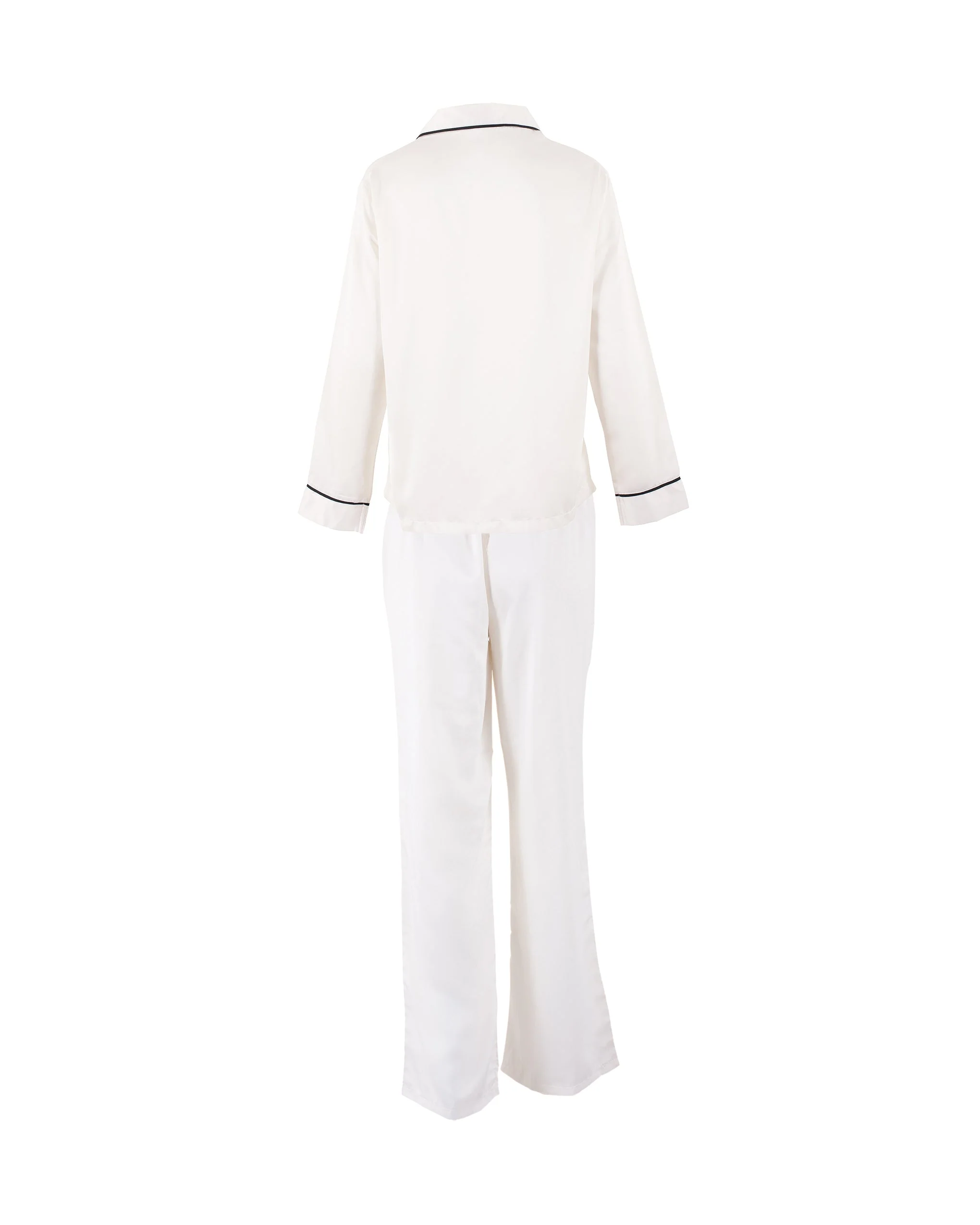 Claudia Shirt and Trouser Set White/Black - Image 6