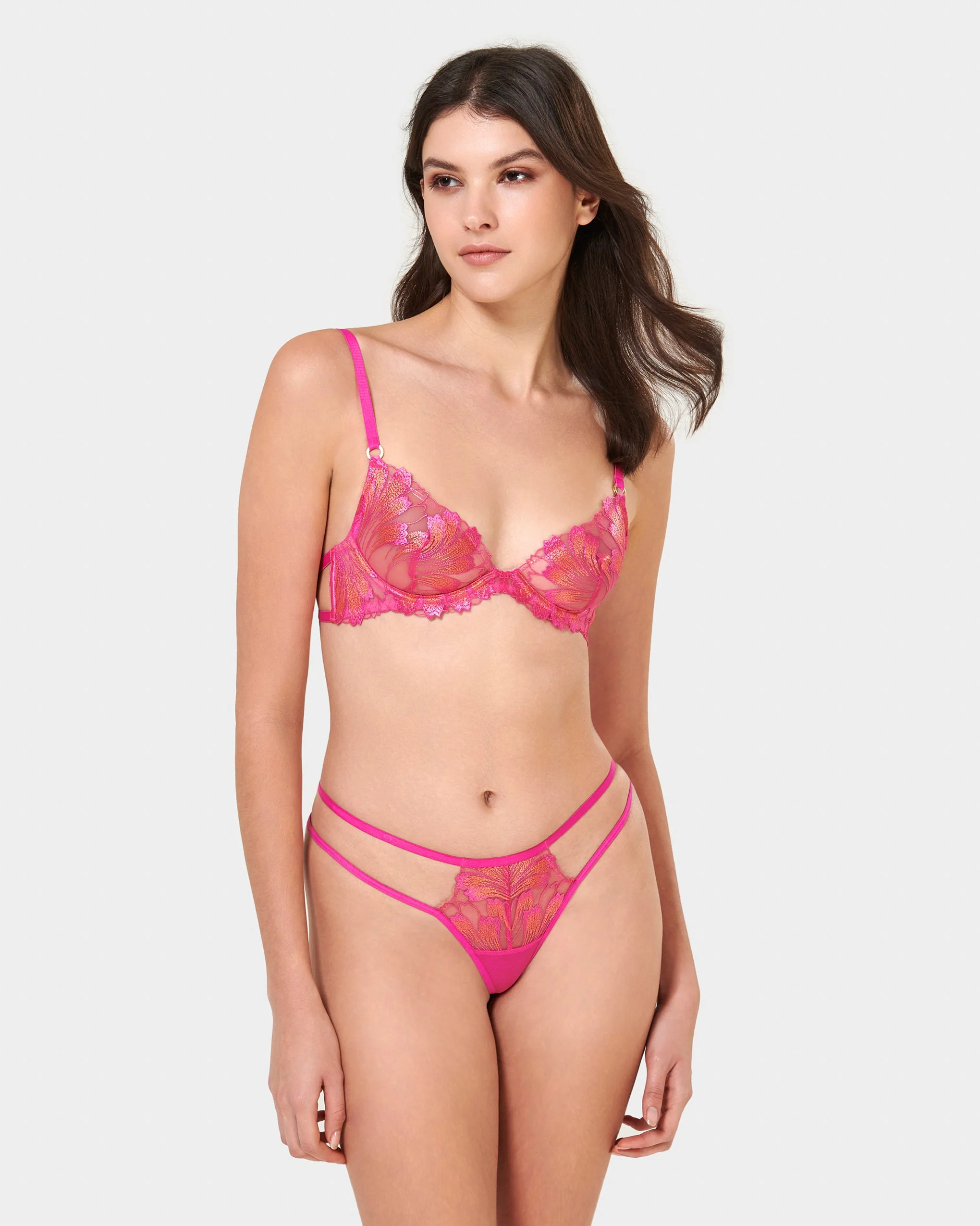 Colette Bra Fuchsia Pink/Orange Pepper - Image 2