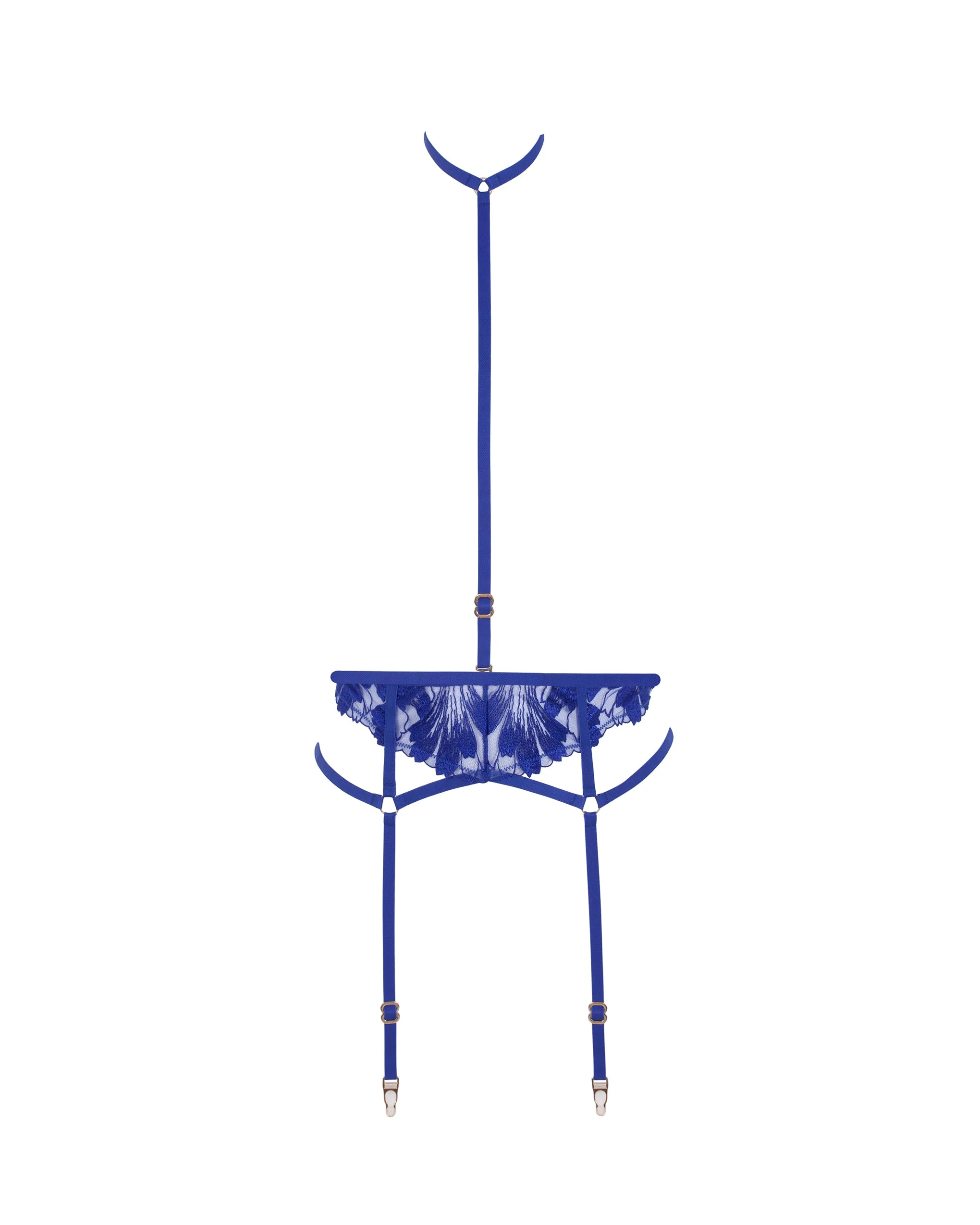 Colette Suspender Harness Surf the Web Blue - Image 5