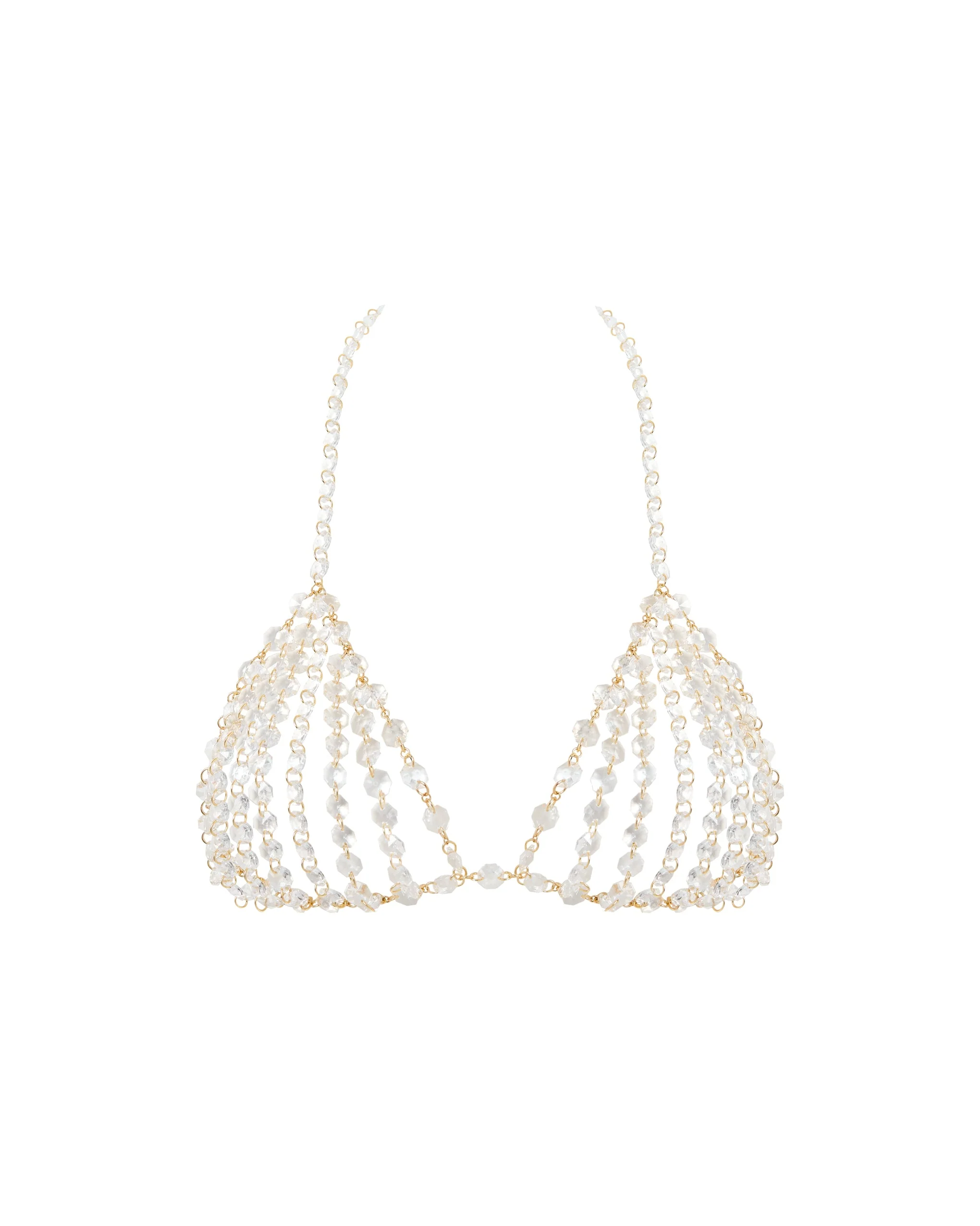 Crystal Triangle Bra Clear - Image 5