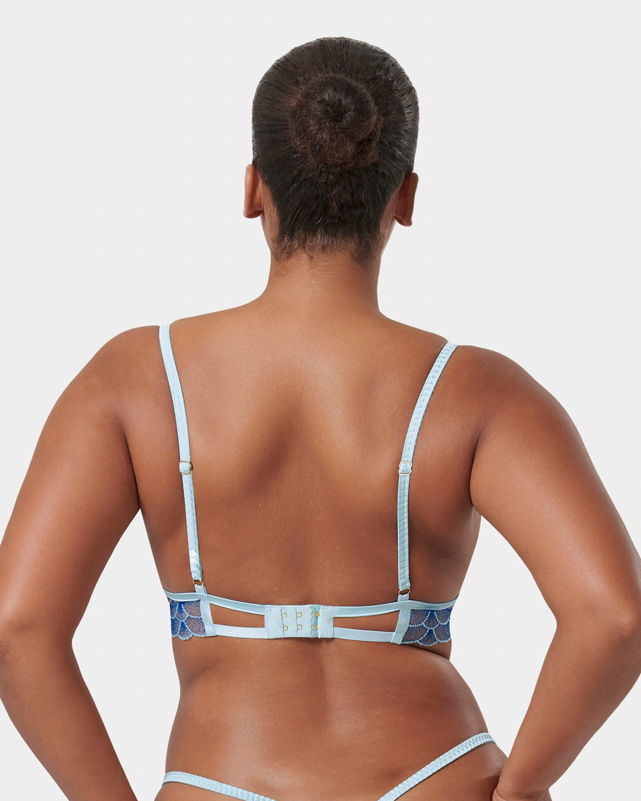 Elina Wired Bra Egyptian Blue/Island Paradise Blue/Sheer - Image 10