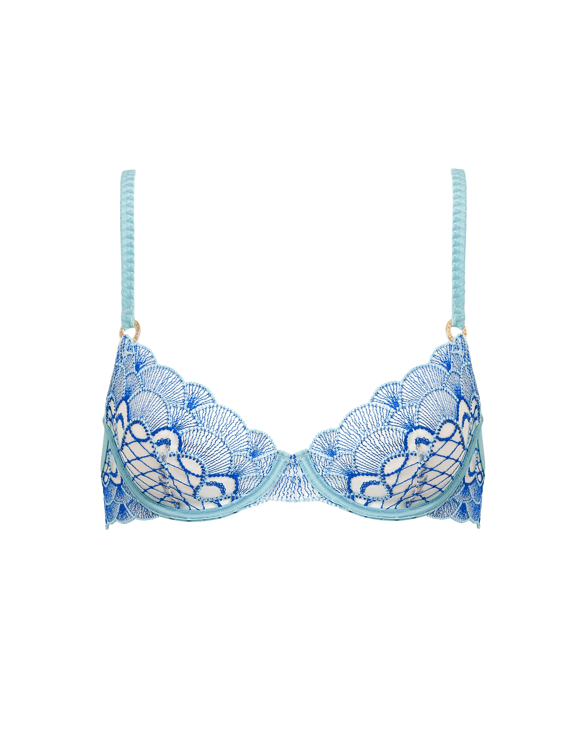 Elina Wired Bra Egyptian Blue/Island Paradise Blue/Sheer - Image 5