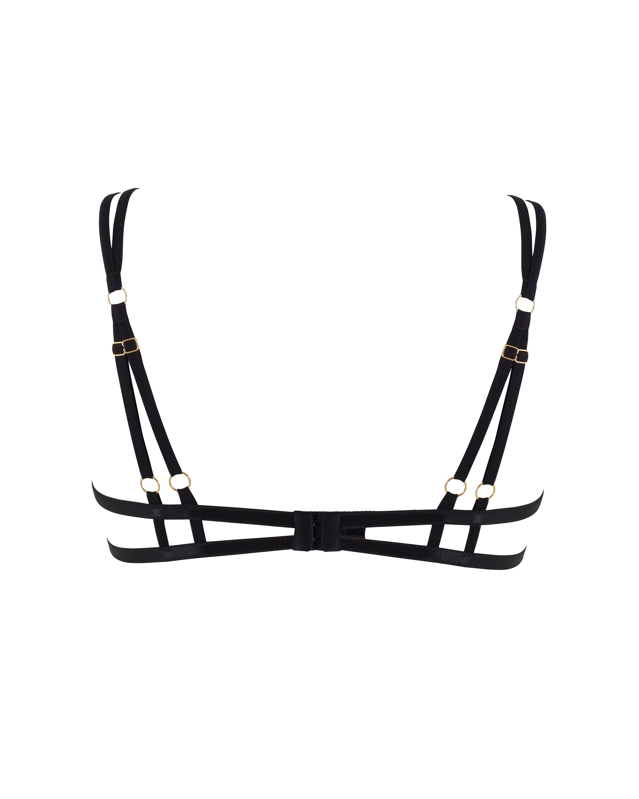 Emerson Open Lace Bra Black - Image 6