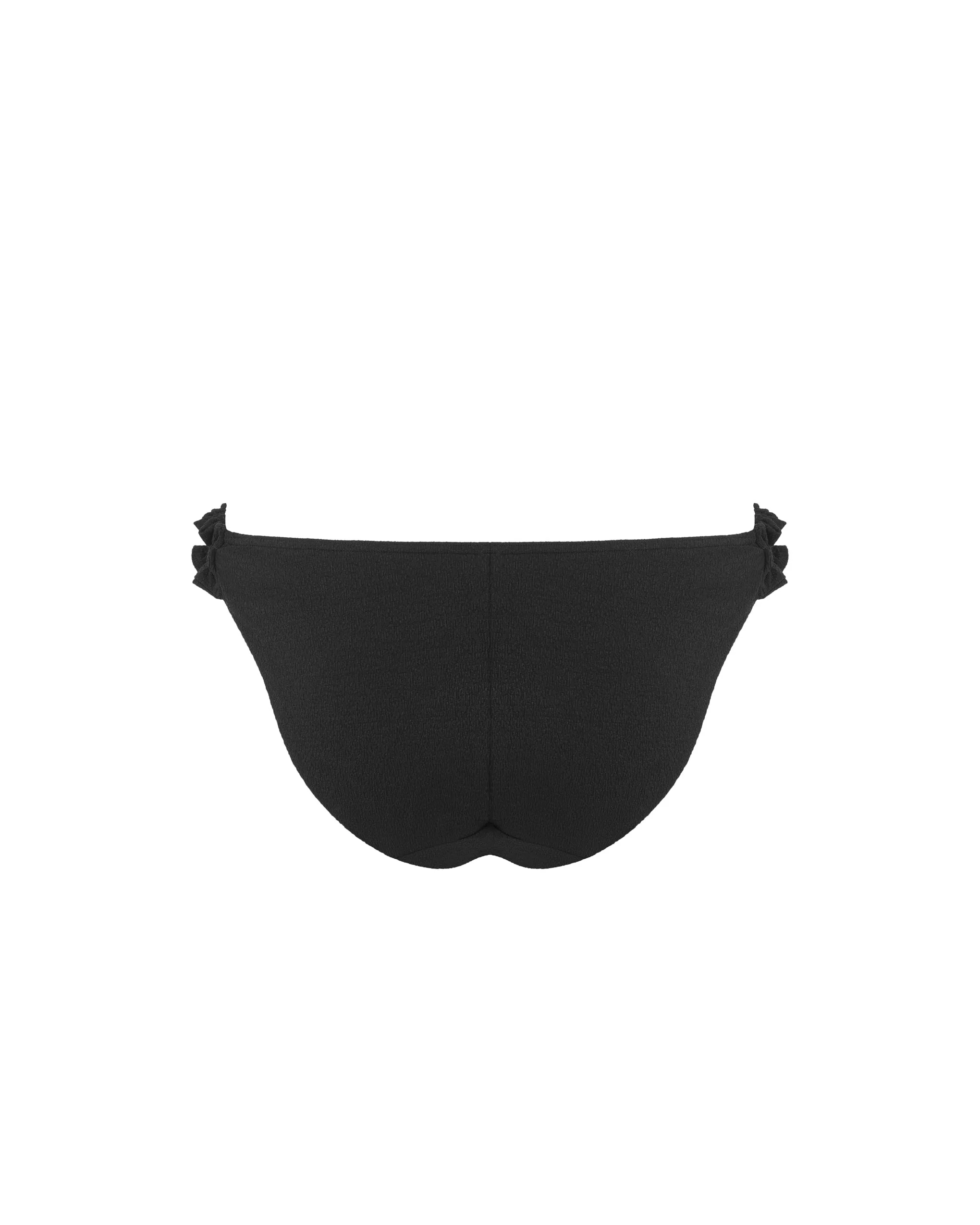 Flores Ruffle Bikini Brief Black - Image 6