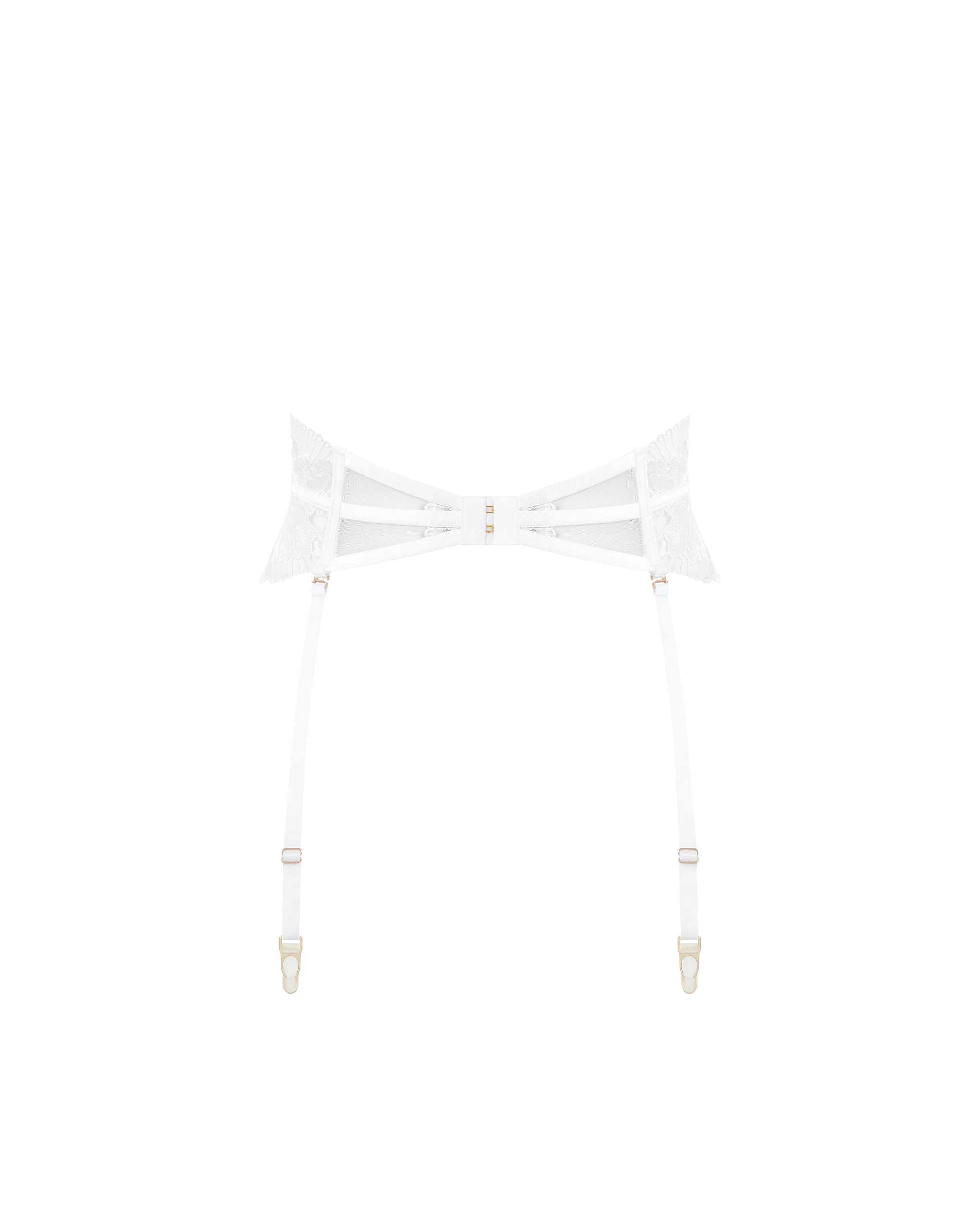 Gabriella Waspie Suspender (with detachable suspenders) White - Image 6
