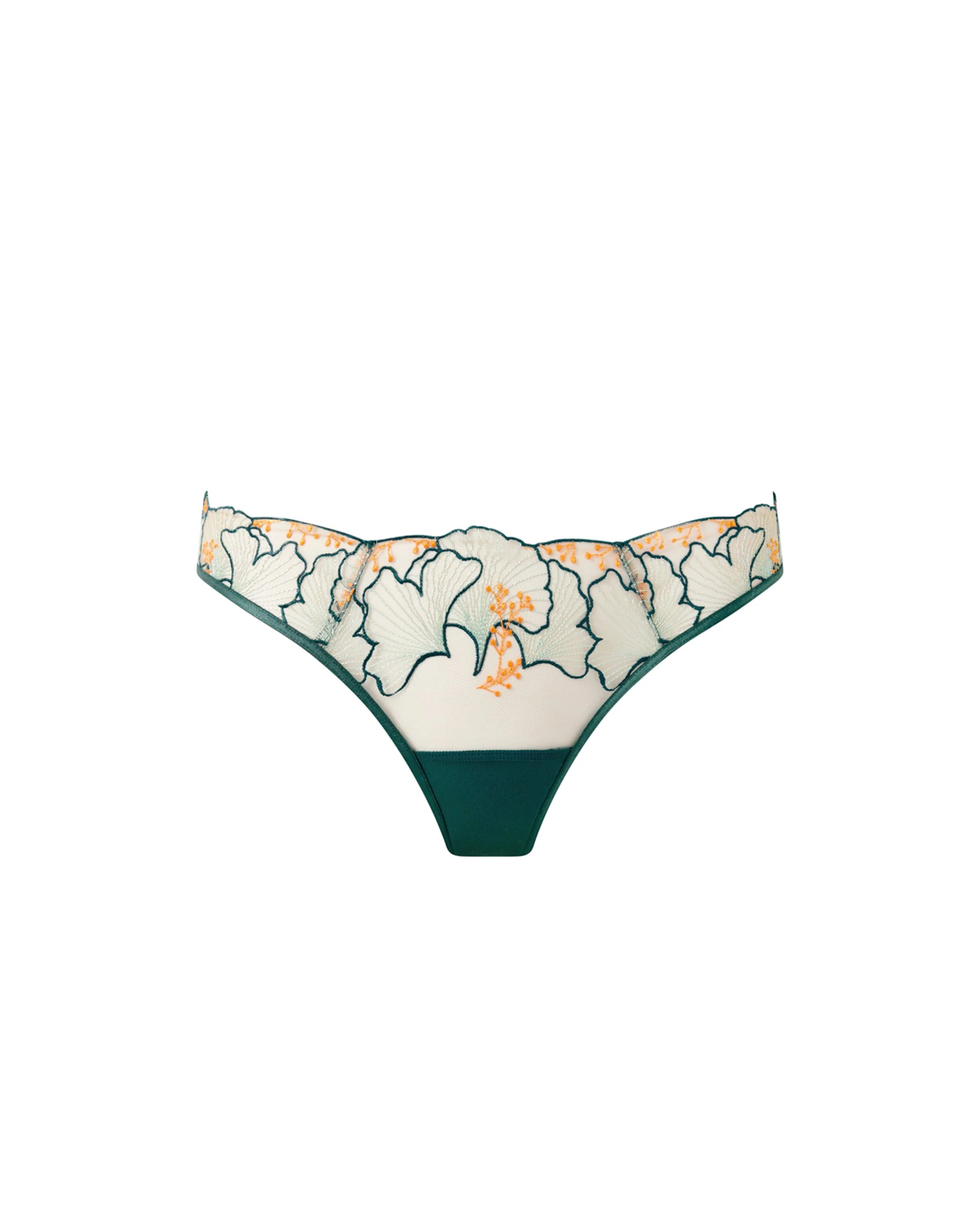 Gianna Sheer Brief Green/Orange - Image 5
