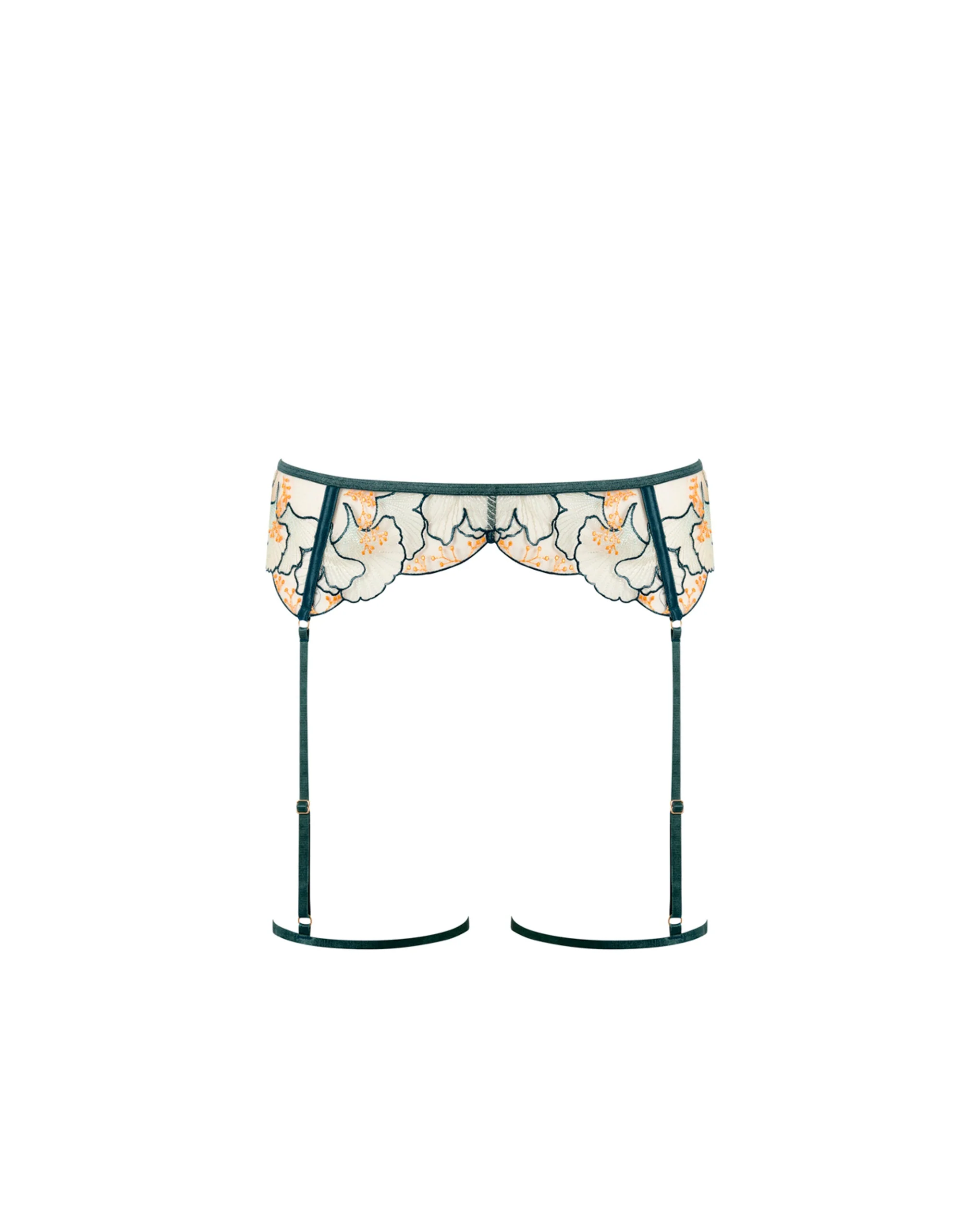 Gianna Thigh Harness Green/Orange - Image 5