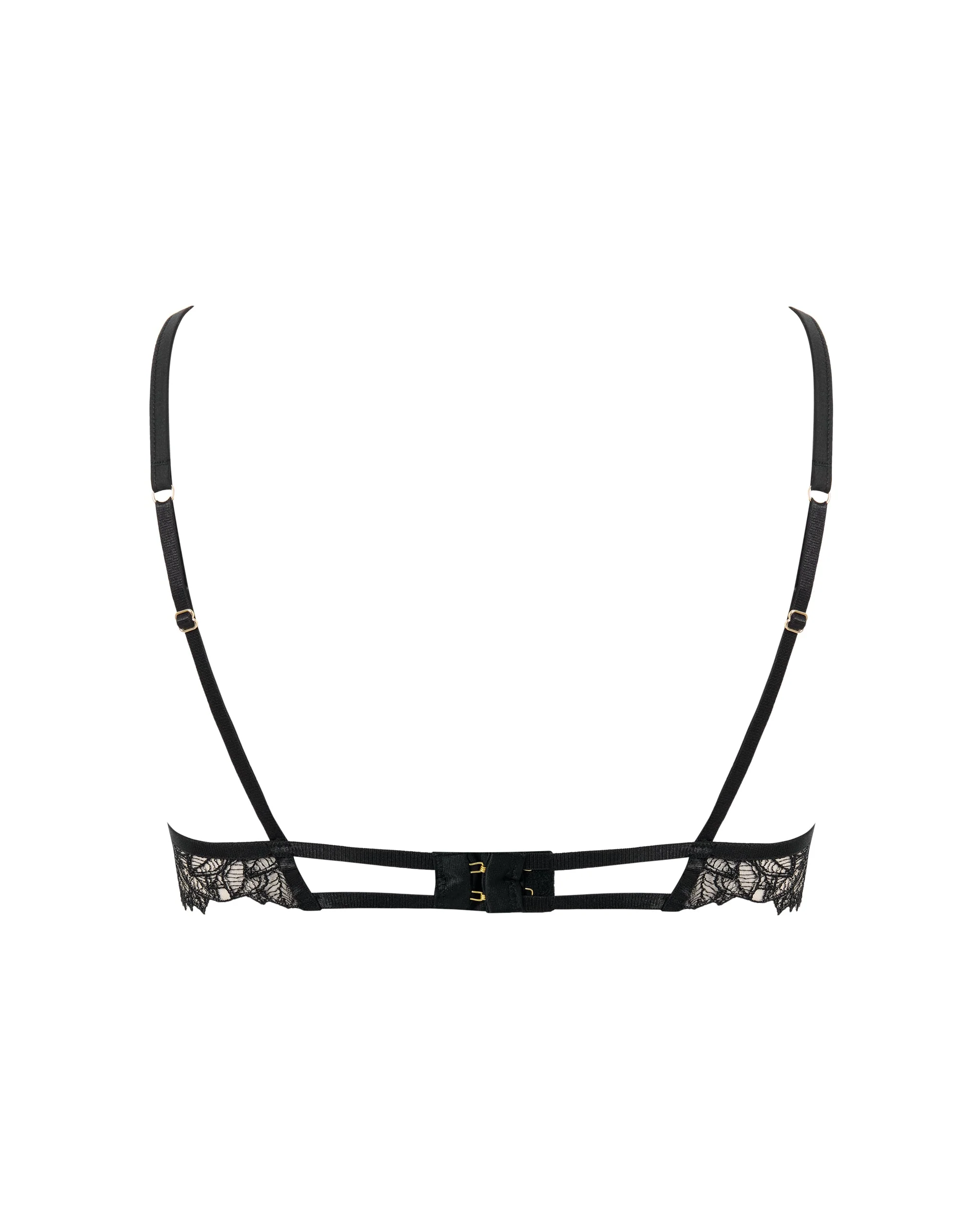 Inaya Sheer Floral Bra Black - Image 6