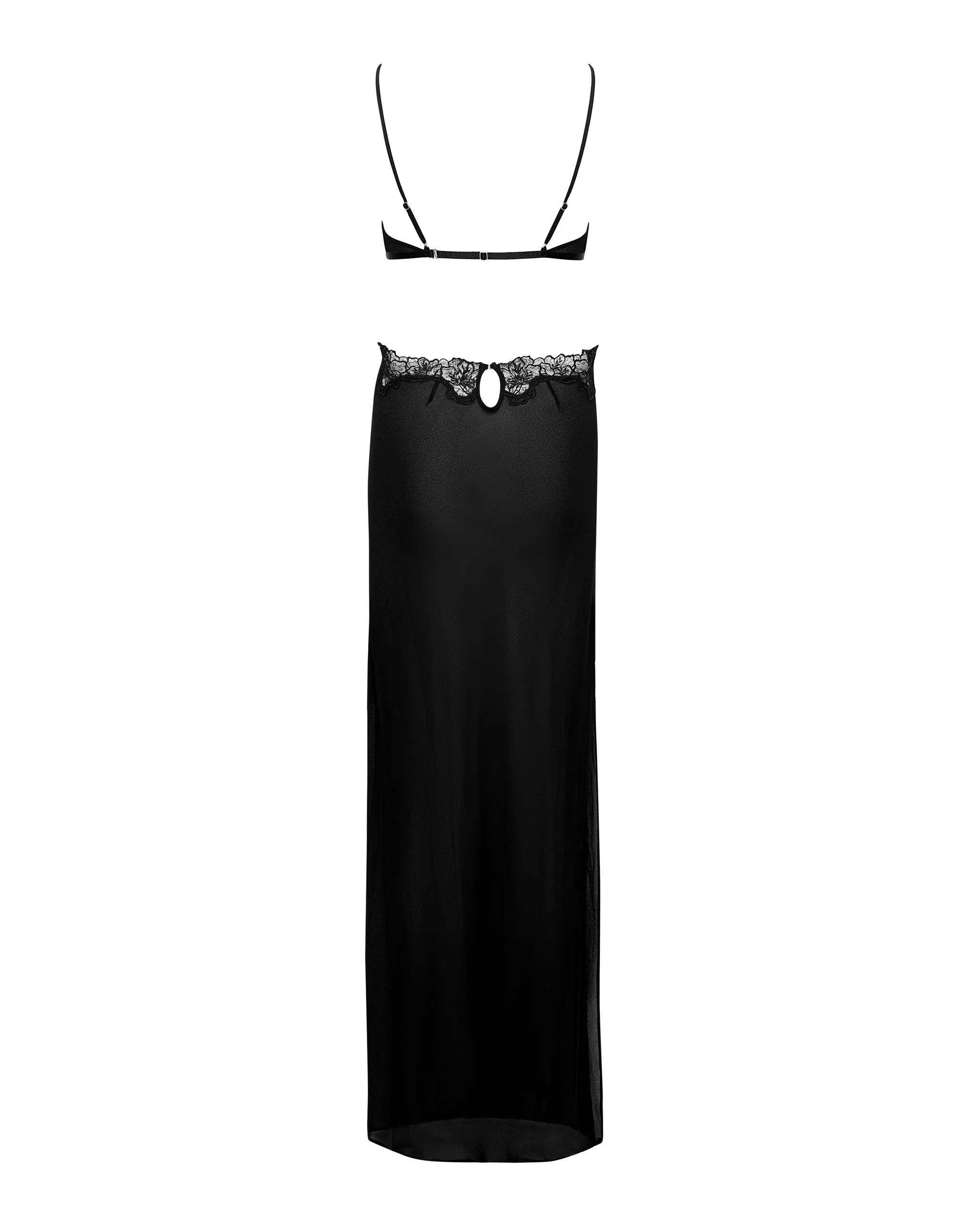 Julianne Long Chemise Black - Image 6