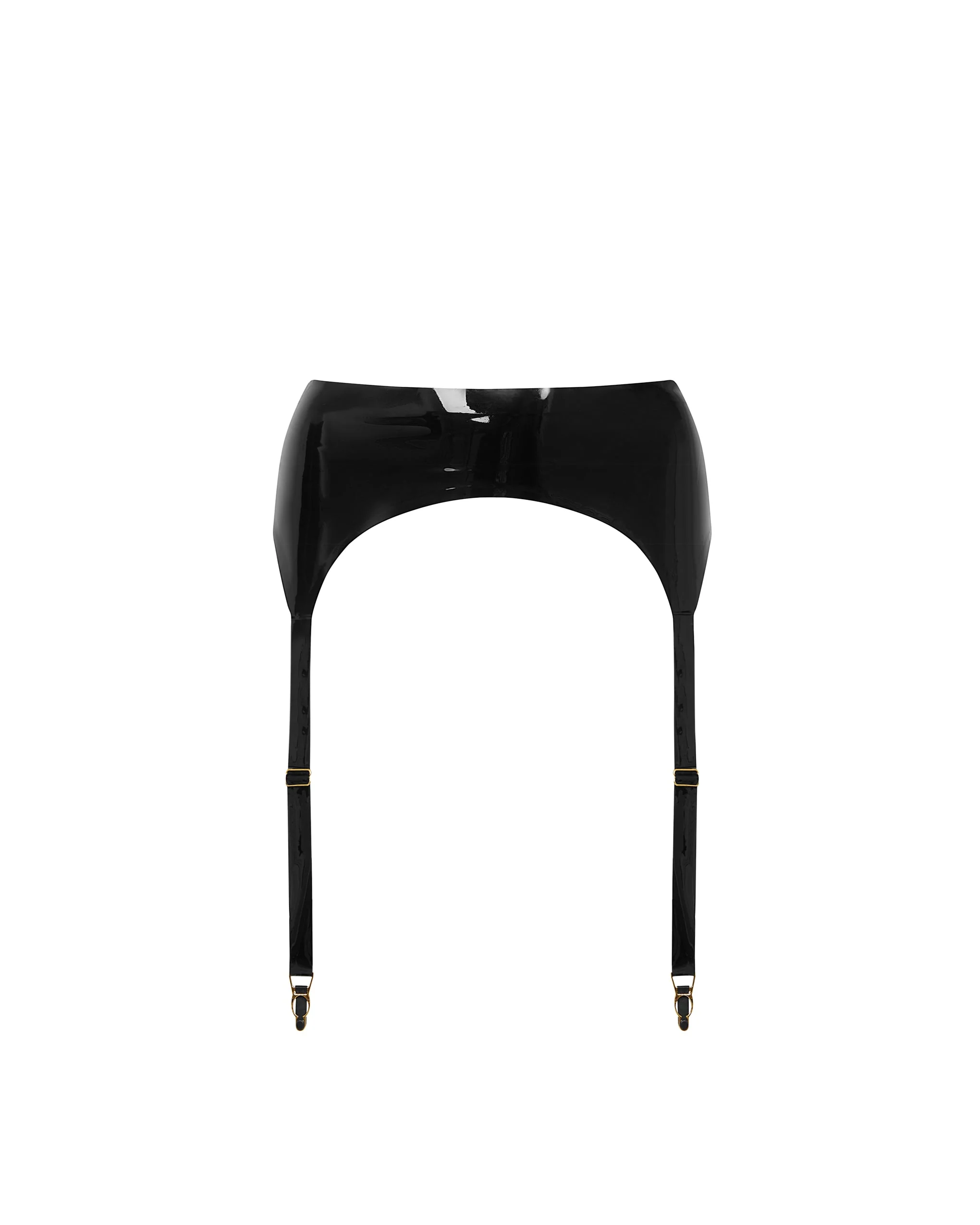 Latex Suspender Black - Image 5