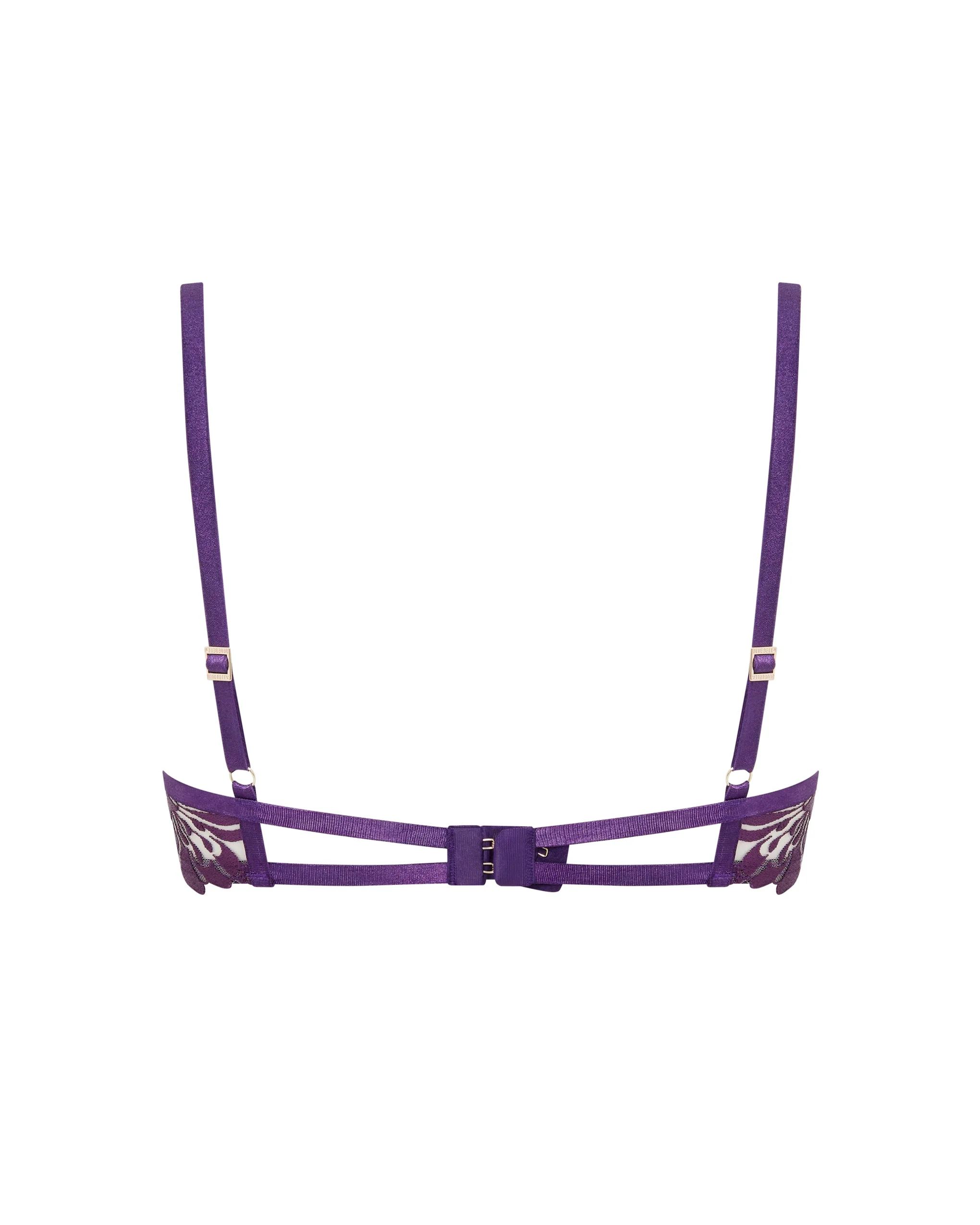 Leonora Wired Bra Acai Purple/Sheer - Image 6