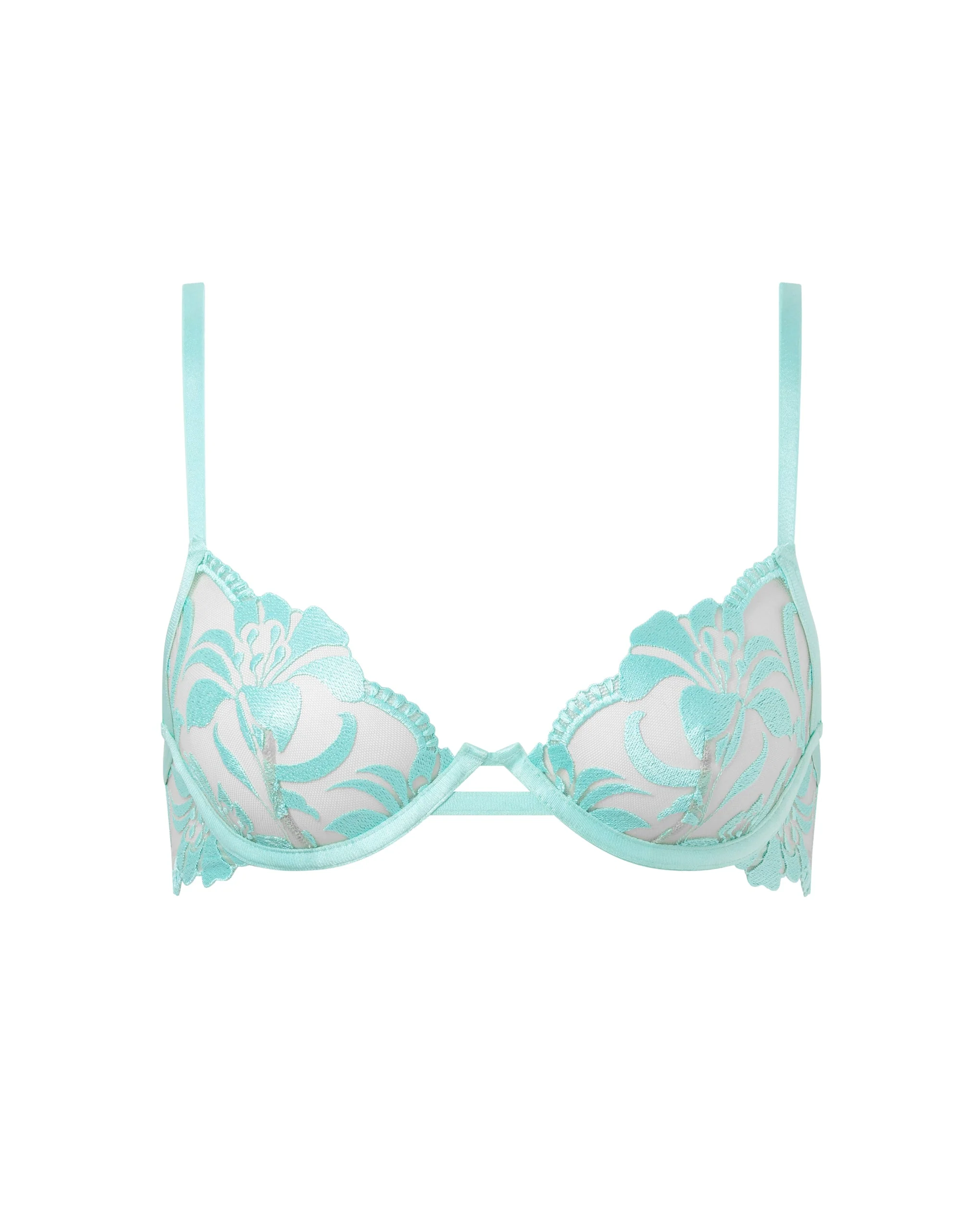 Leonora Wired Bra Island Paradise Blue/Sheer - Image 5