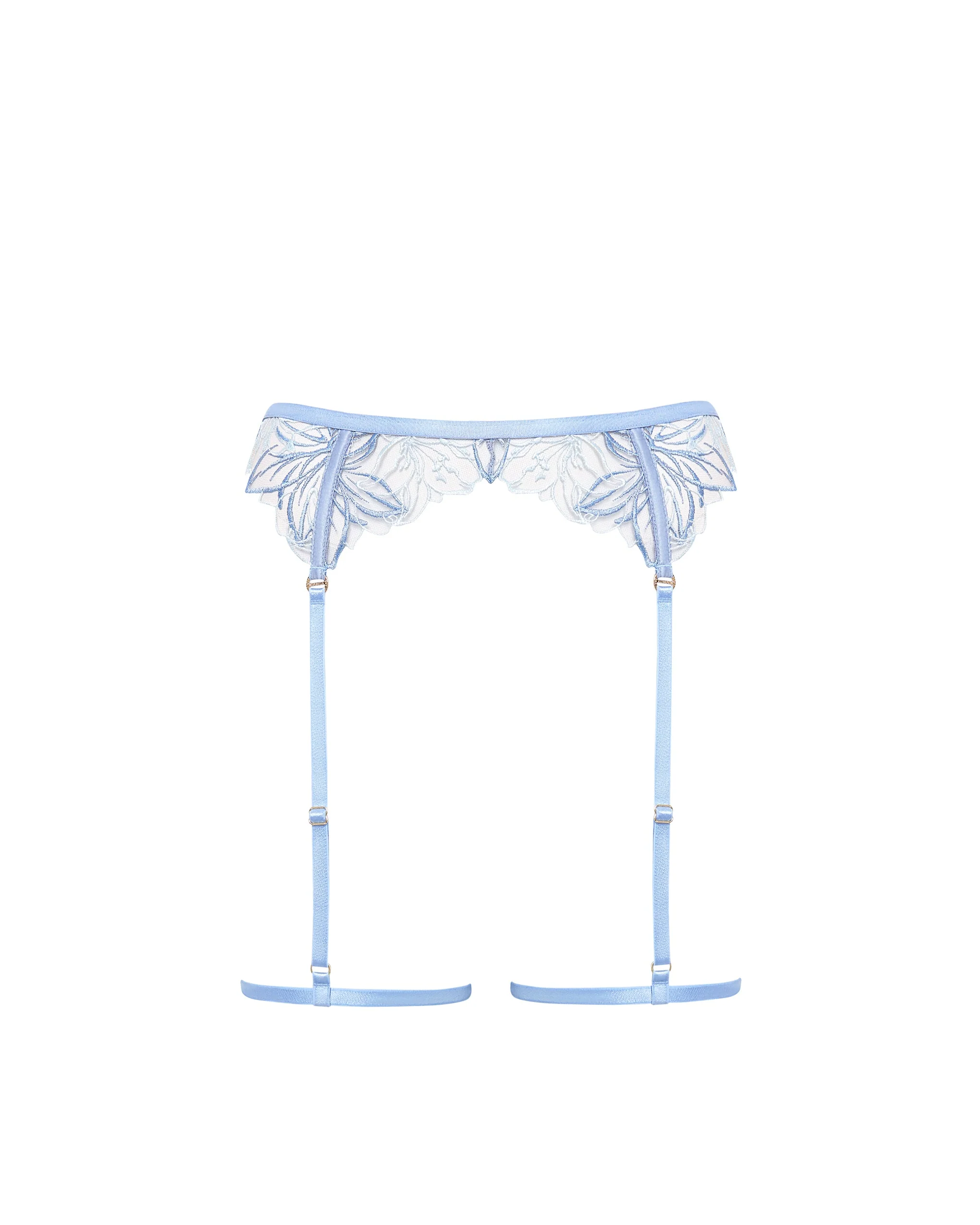 Lilly Thigh Harness Hydrangea Blue/Ice Water Blue/Sheer - Image 5