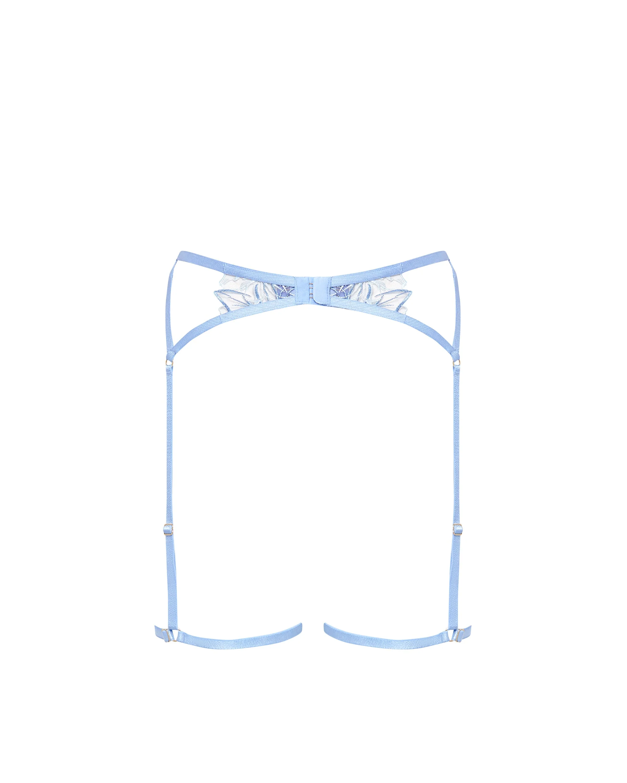 Lilly Thigh Harness Hydrangea Blue/Ice Water Blue/Sheer - Image 6