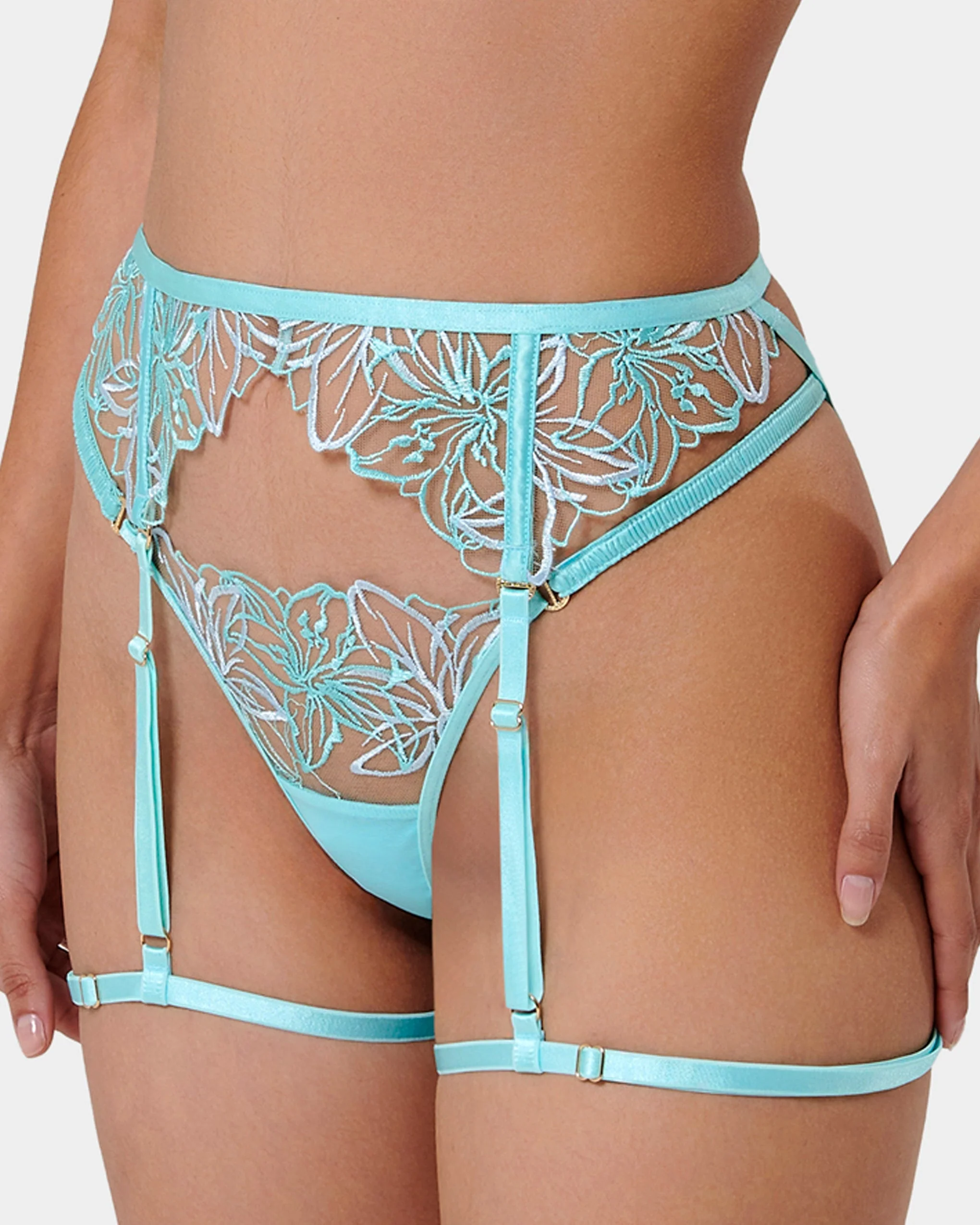 Lilly Thigh Harness Blue - Image 8