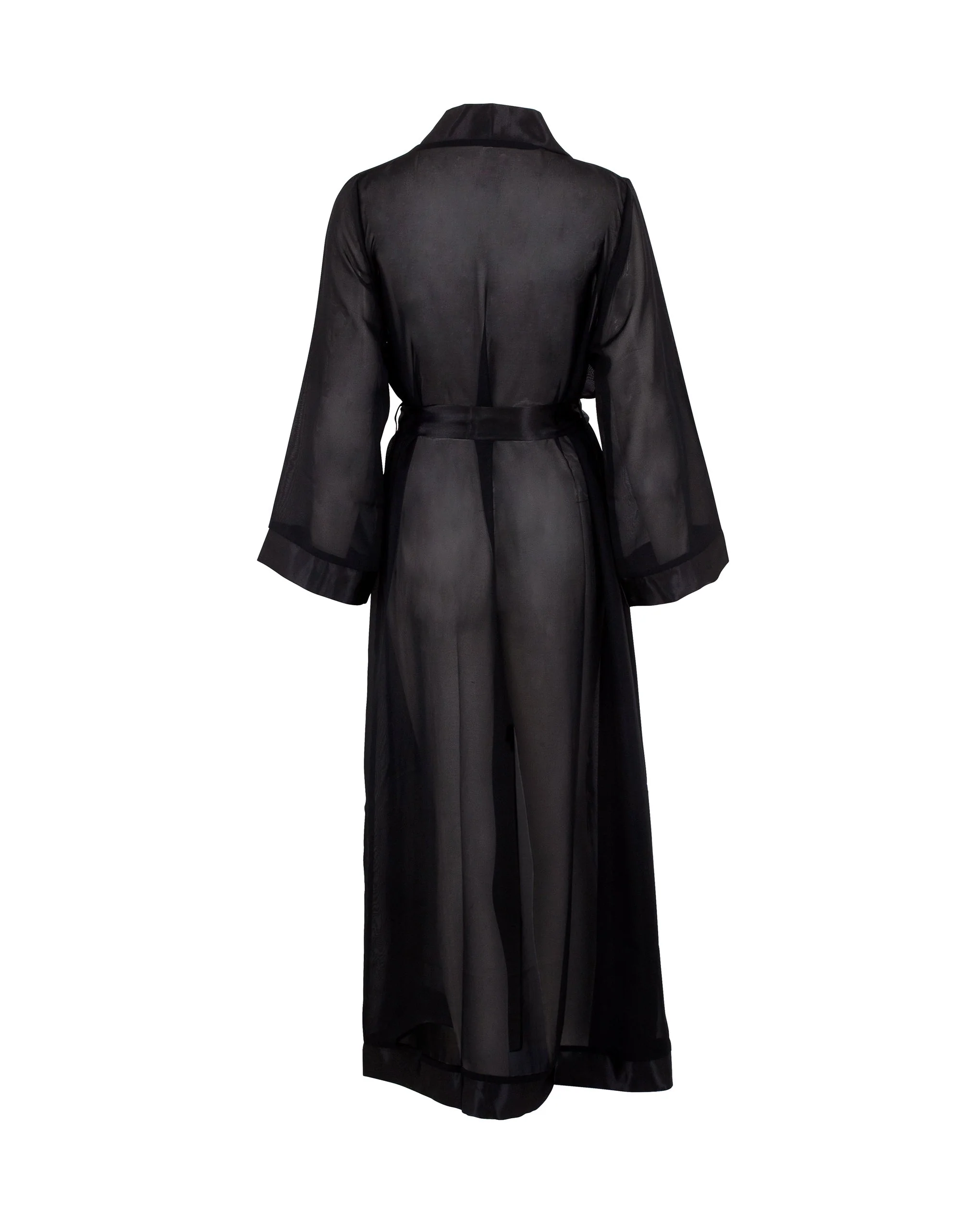 Marcella Long Kimono Black - Image 6