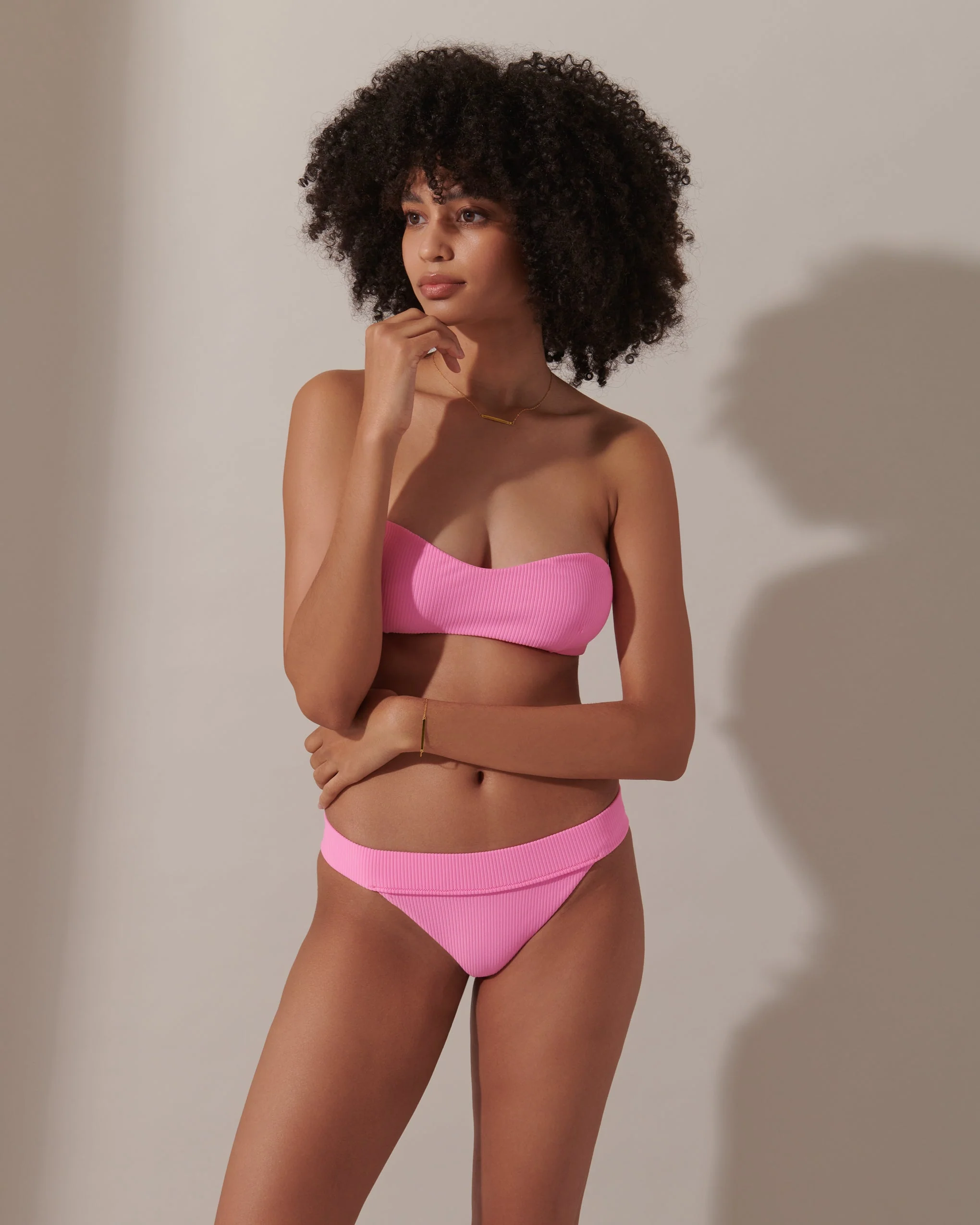 Lucerne Brazilian Bikini Brief Pink - Image 7