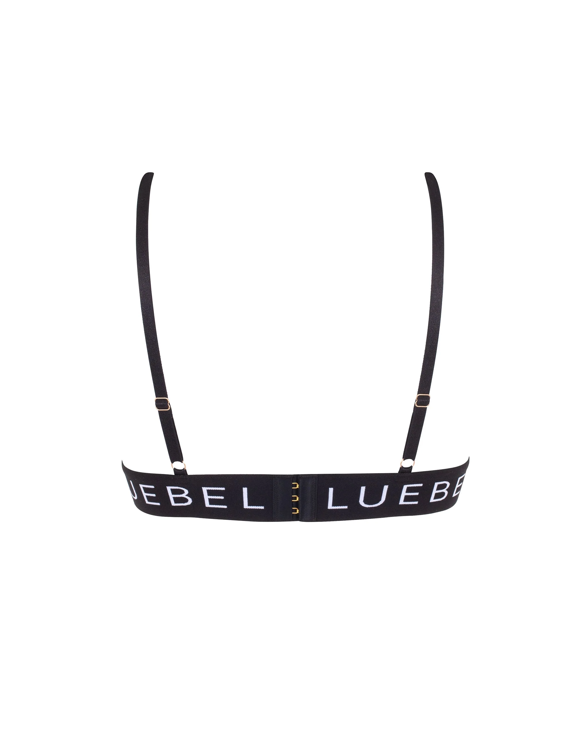 Lulu Eco Bamboo Non Wired Bra Black/White - Image 6