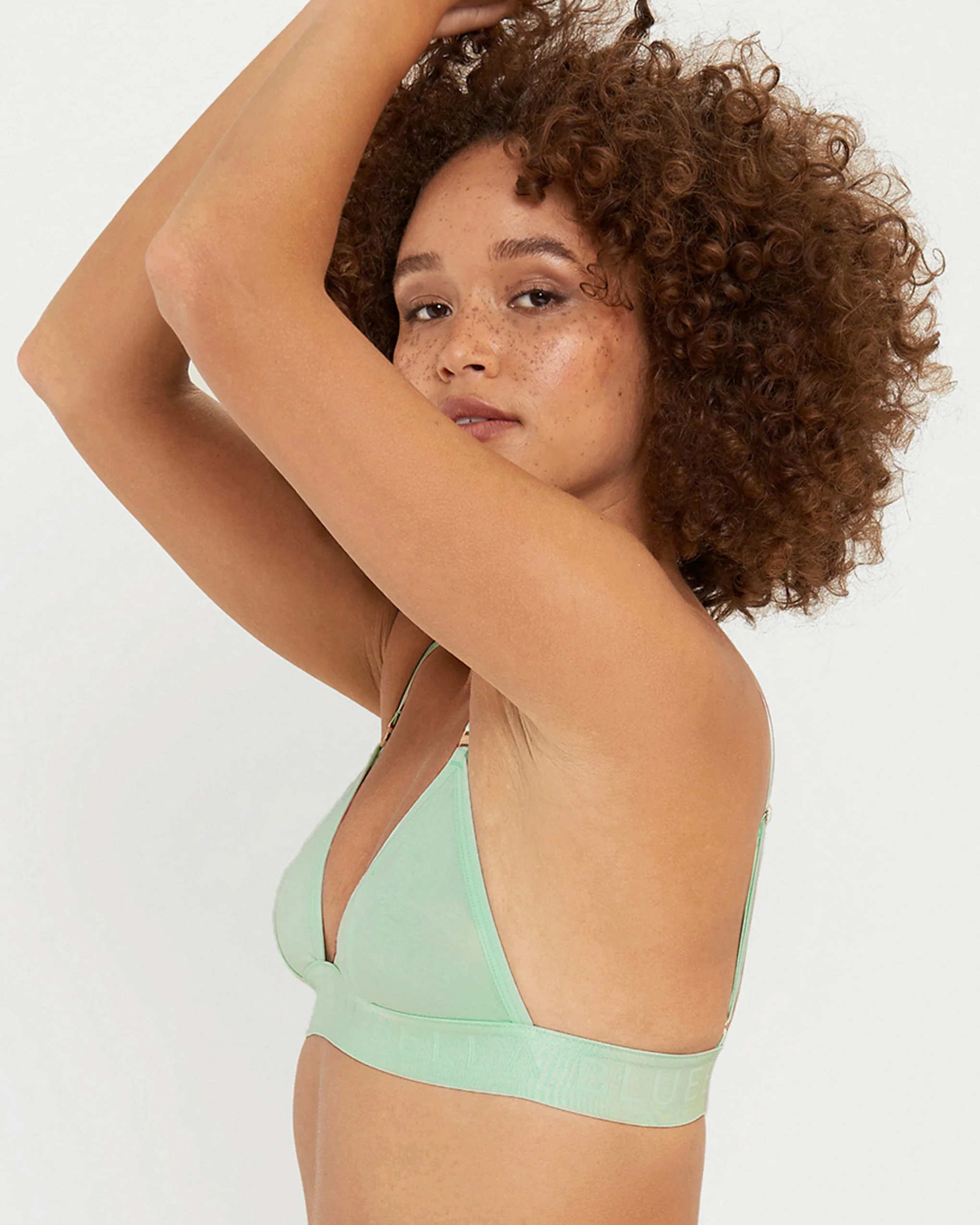 Lulu Bamboo Bralette Mint - Image 7