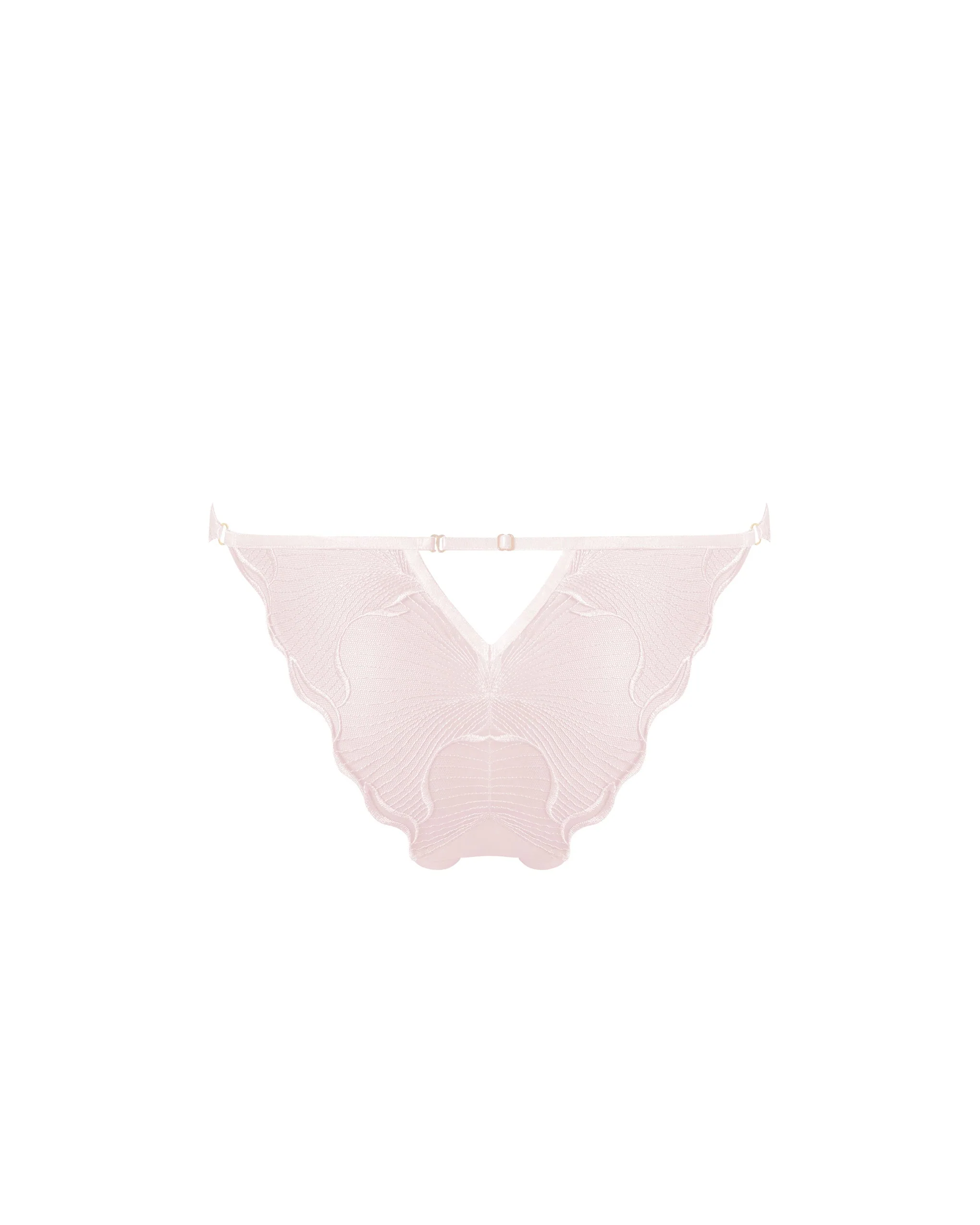 Marabel Embroidered Sheer Brief Pearl Pink - Image 6