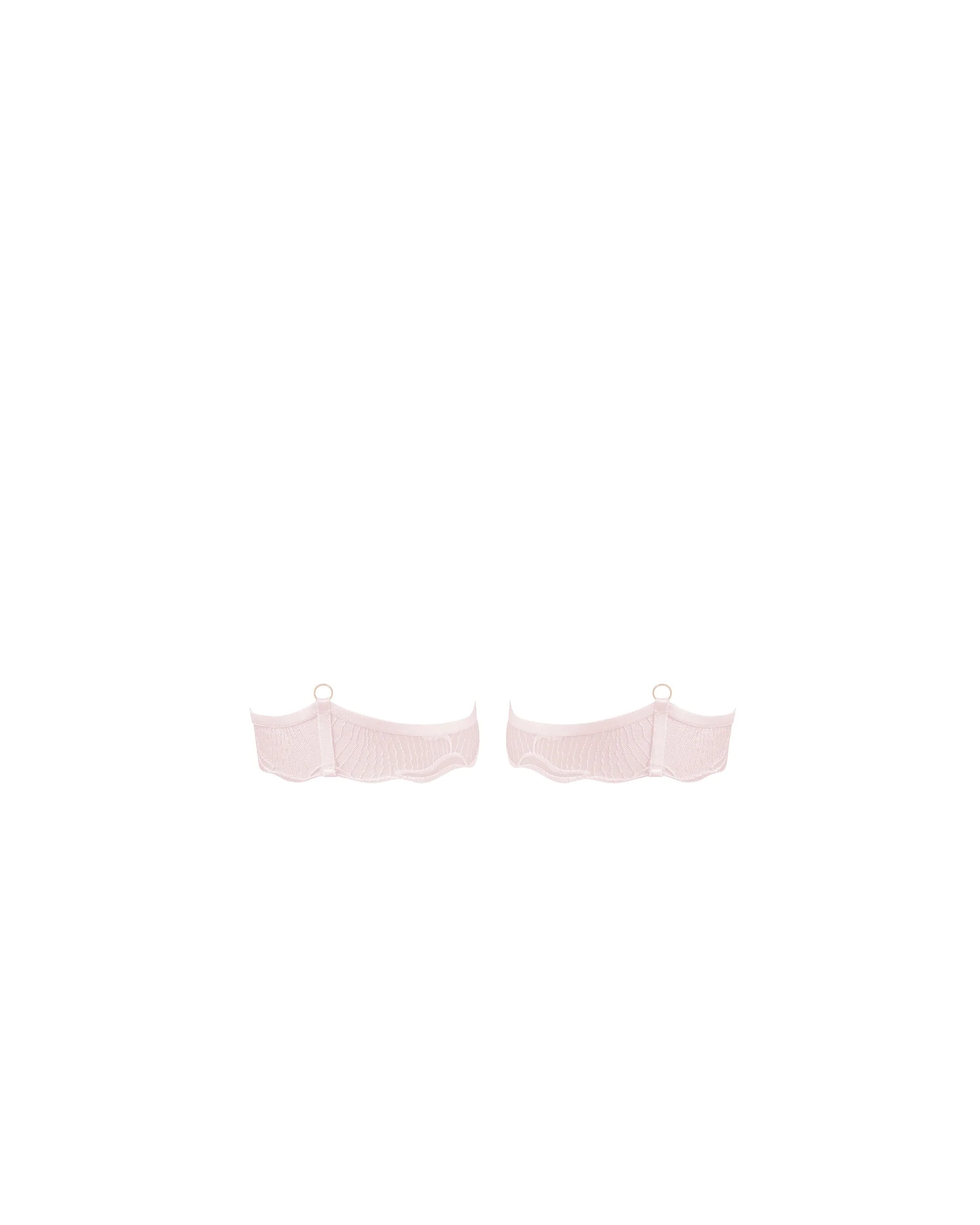 Marabel Detachable Thigh Garter Pearl Pink - Image 5