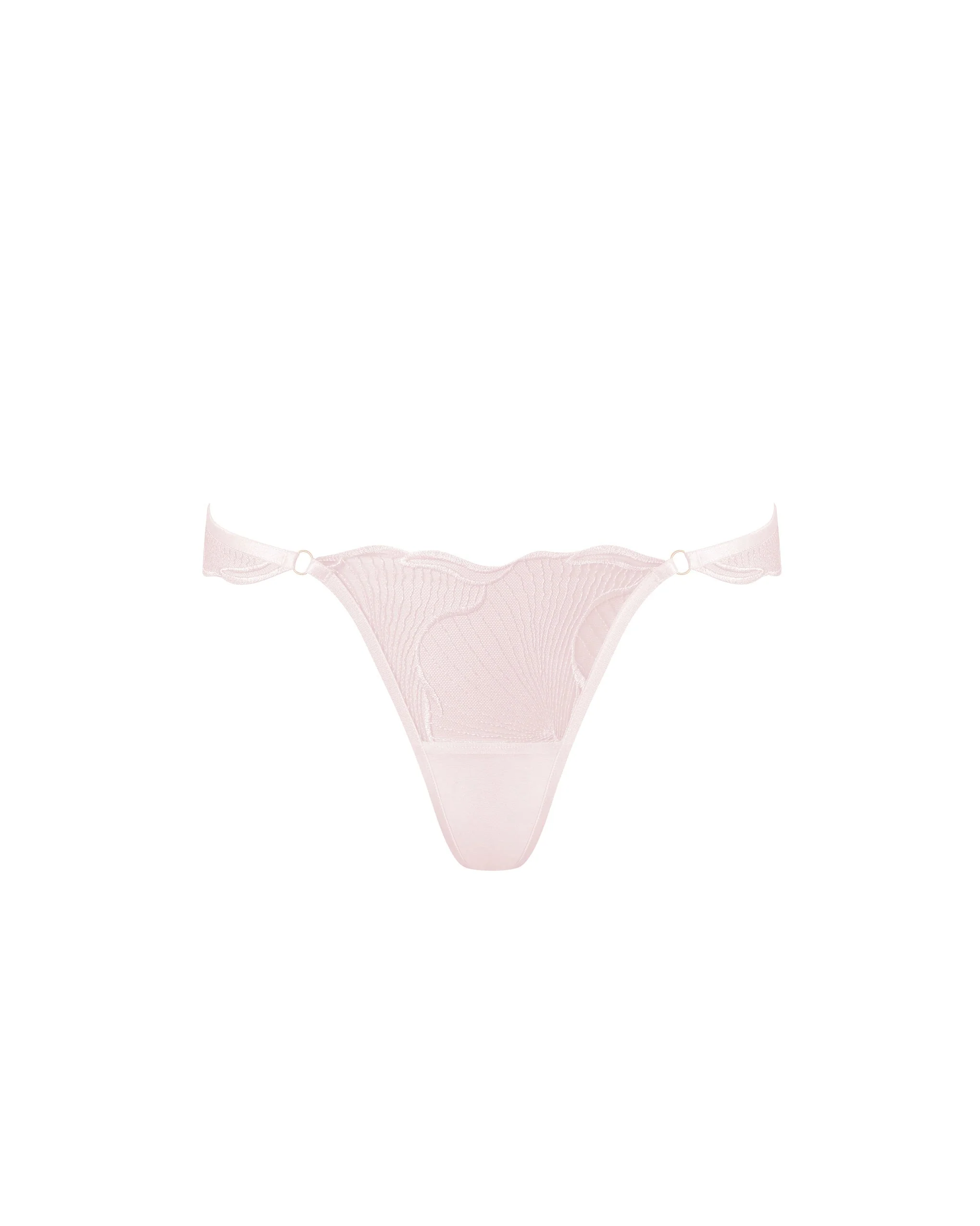 Marabel Embroidered Sheer Thong Pearl Pink - Image 5
