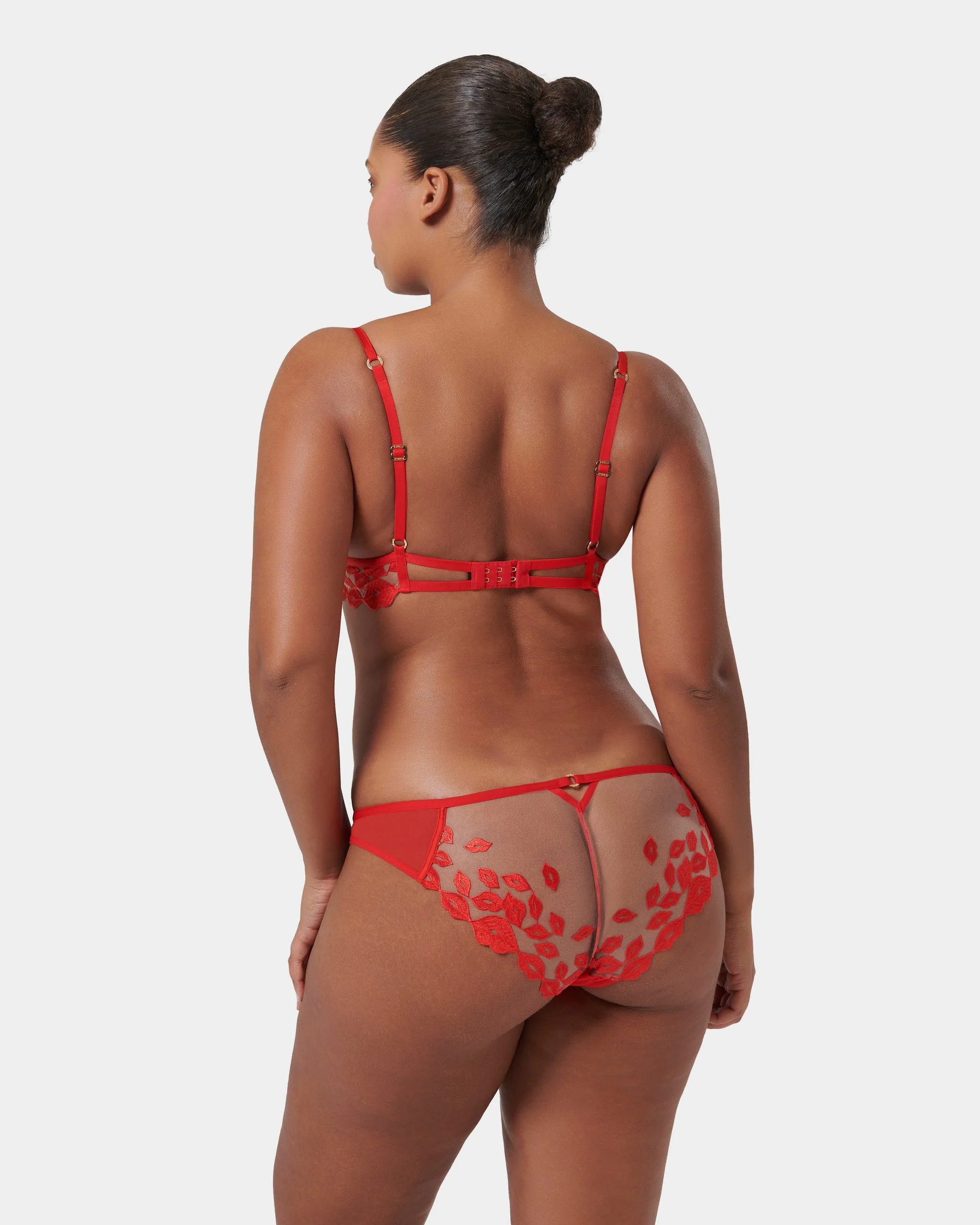 Marian Embroidered Brief Red - Image 10