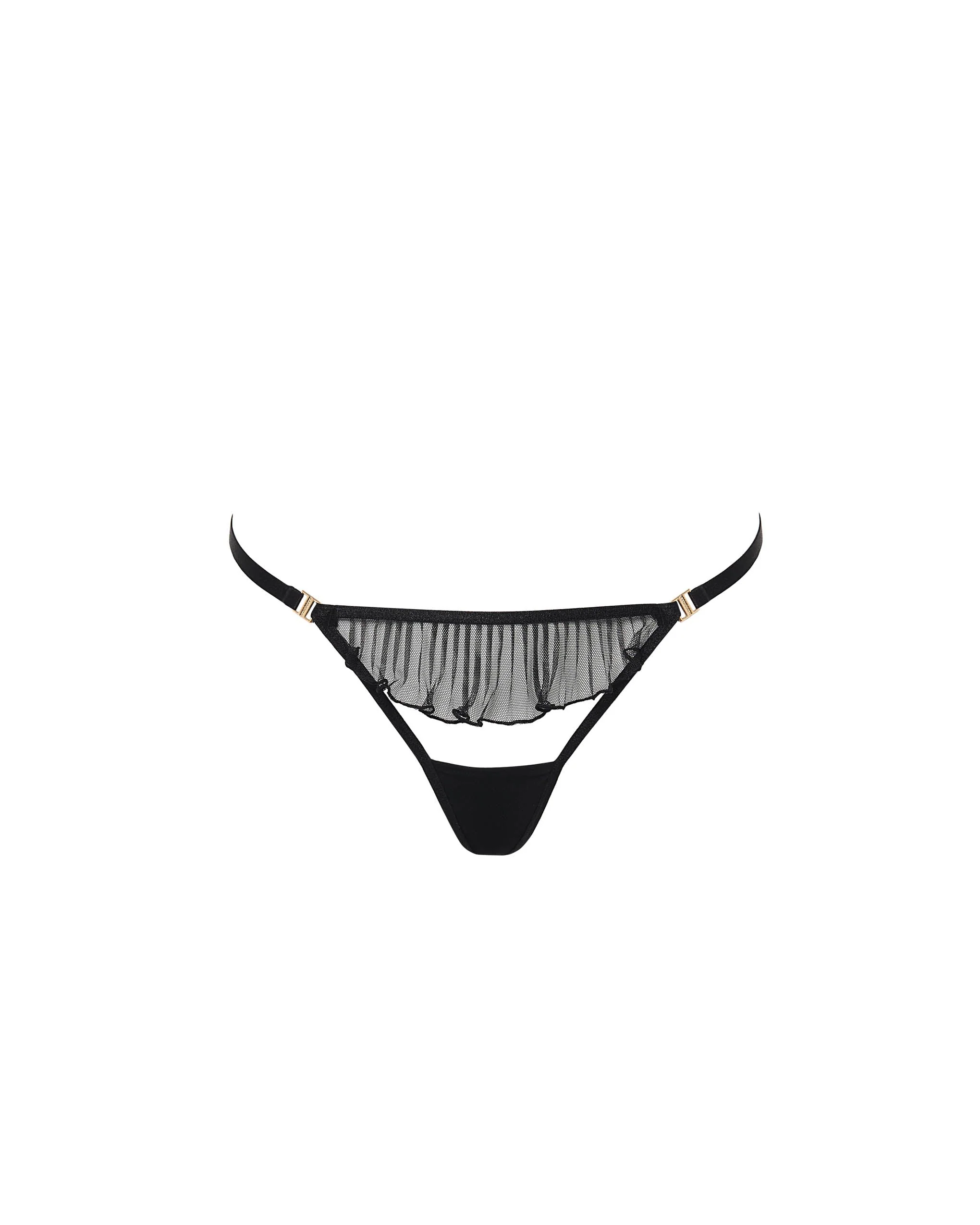 Matisse Sheer Open Thong Black - Image 5