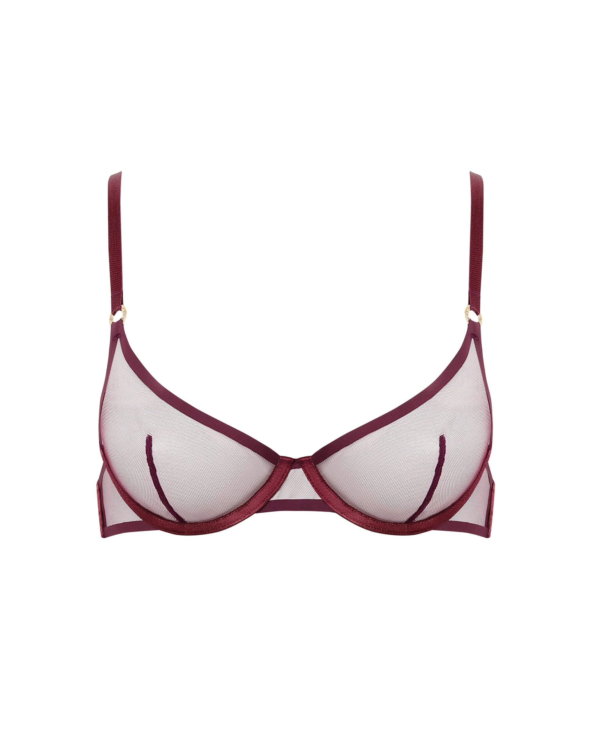 Naomi Mesh Bra Cherry - Image 5