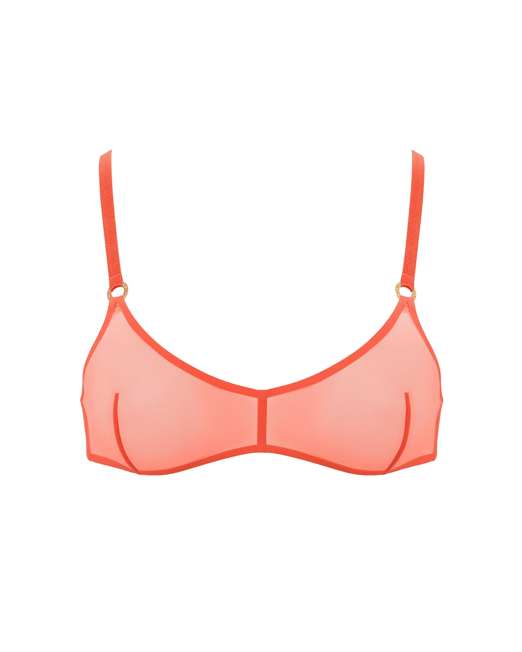 Naomi Mesh Bralette Coral - Image 5