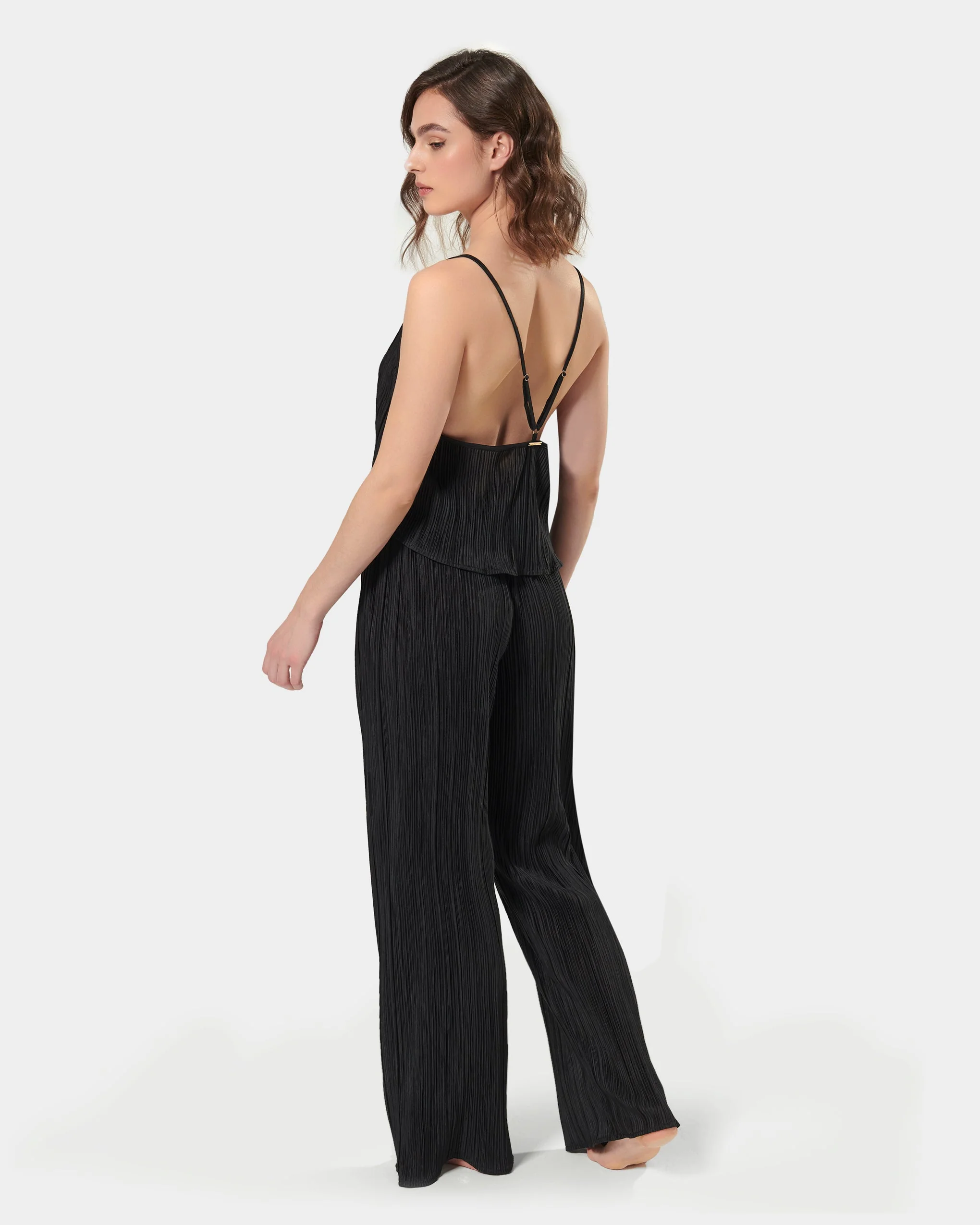 Neeson Cami and Trouser Set Black - Image 9