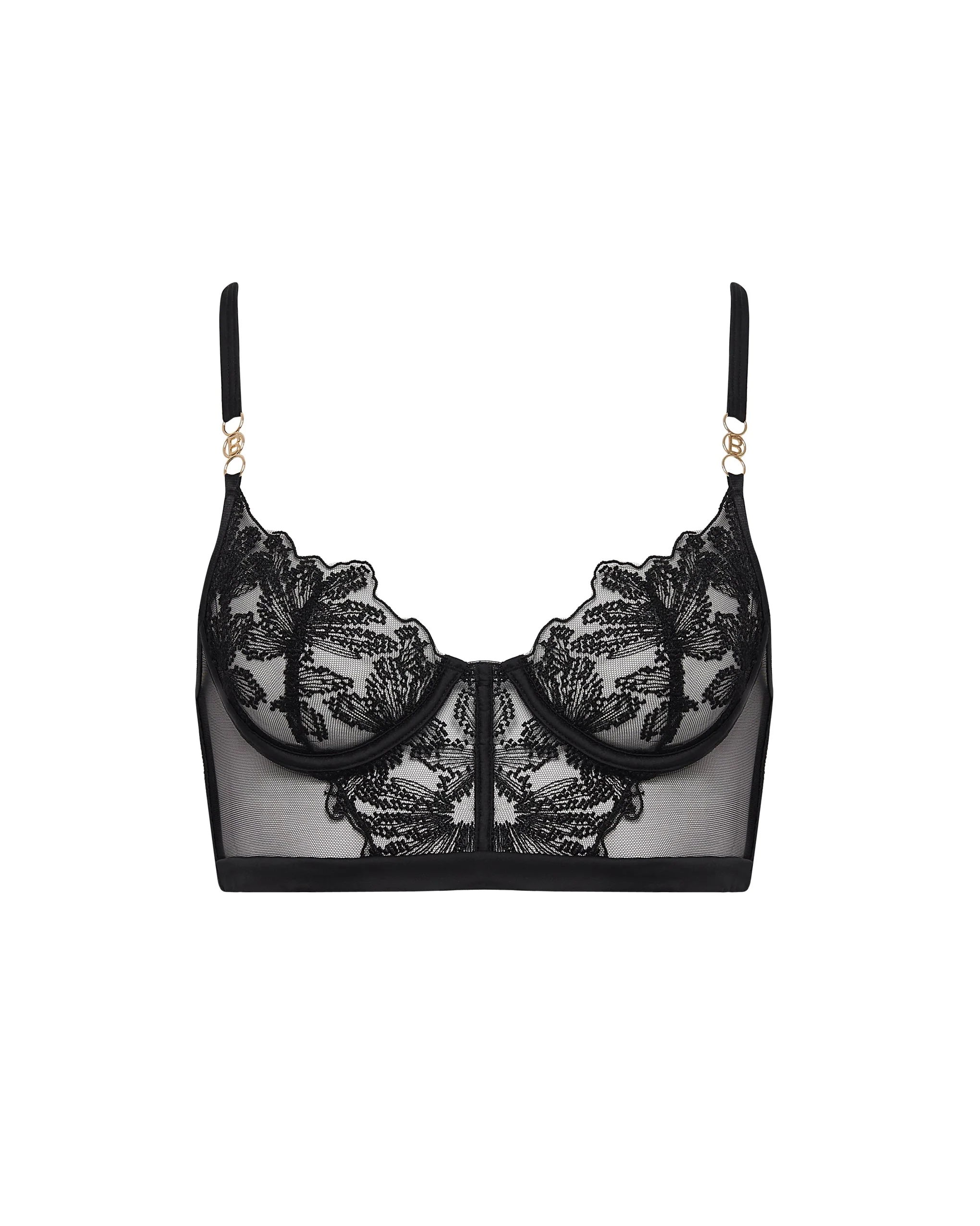 Olympia Wired Bustier Black - Image 5
